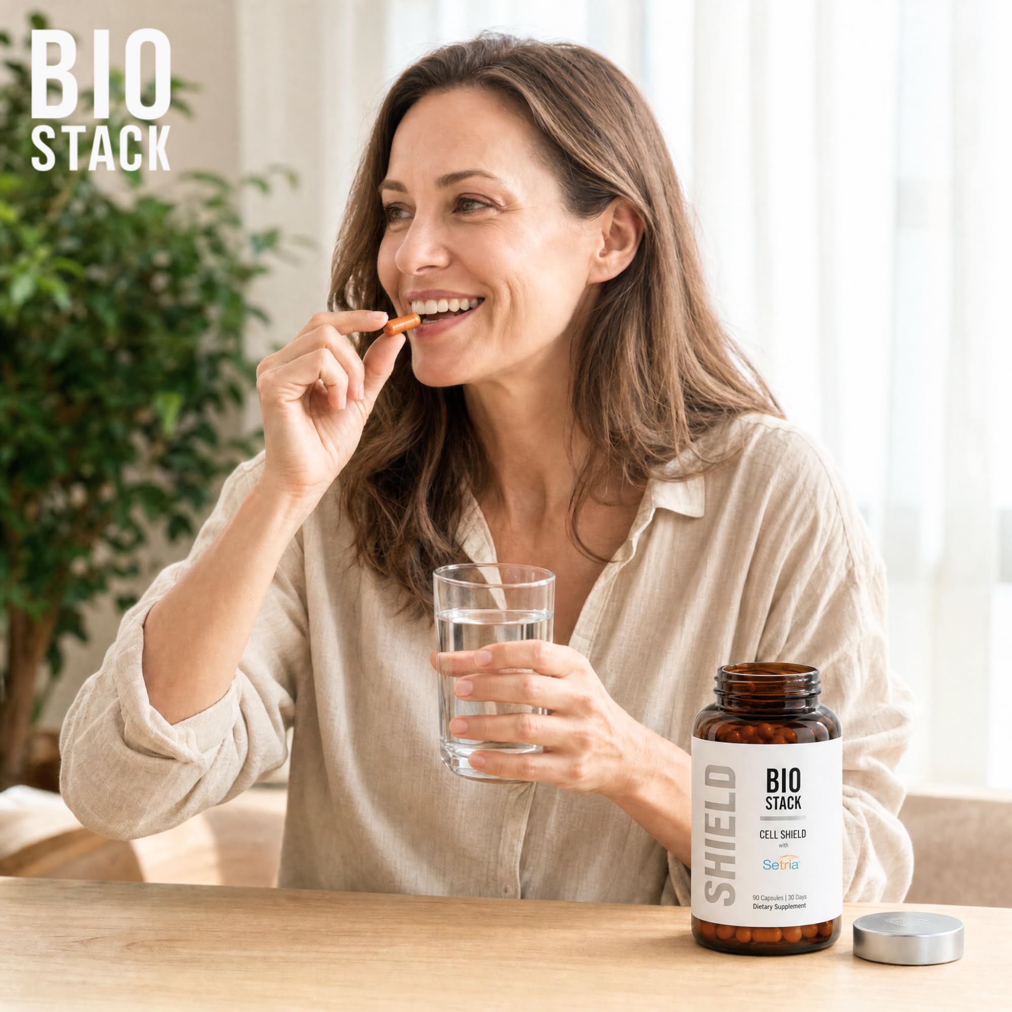 BIOSTACK Cell Shield with Setria Glutathione | Liposomal Supplement with Vitamin C, Turmeric, and C3 Curcumin Complex | Pure Reduced L-Glutathione 500mg — Amazon image 5