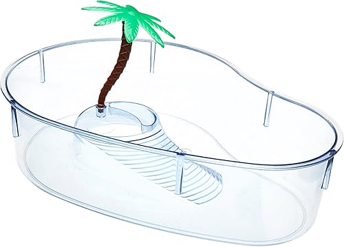 Lee's Laguna de tortuga, riñón con planta, 12 pulgadas por 8-58 pulgadas por 3 pulgadas