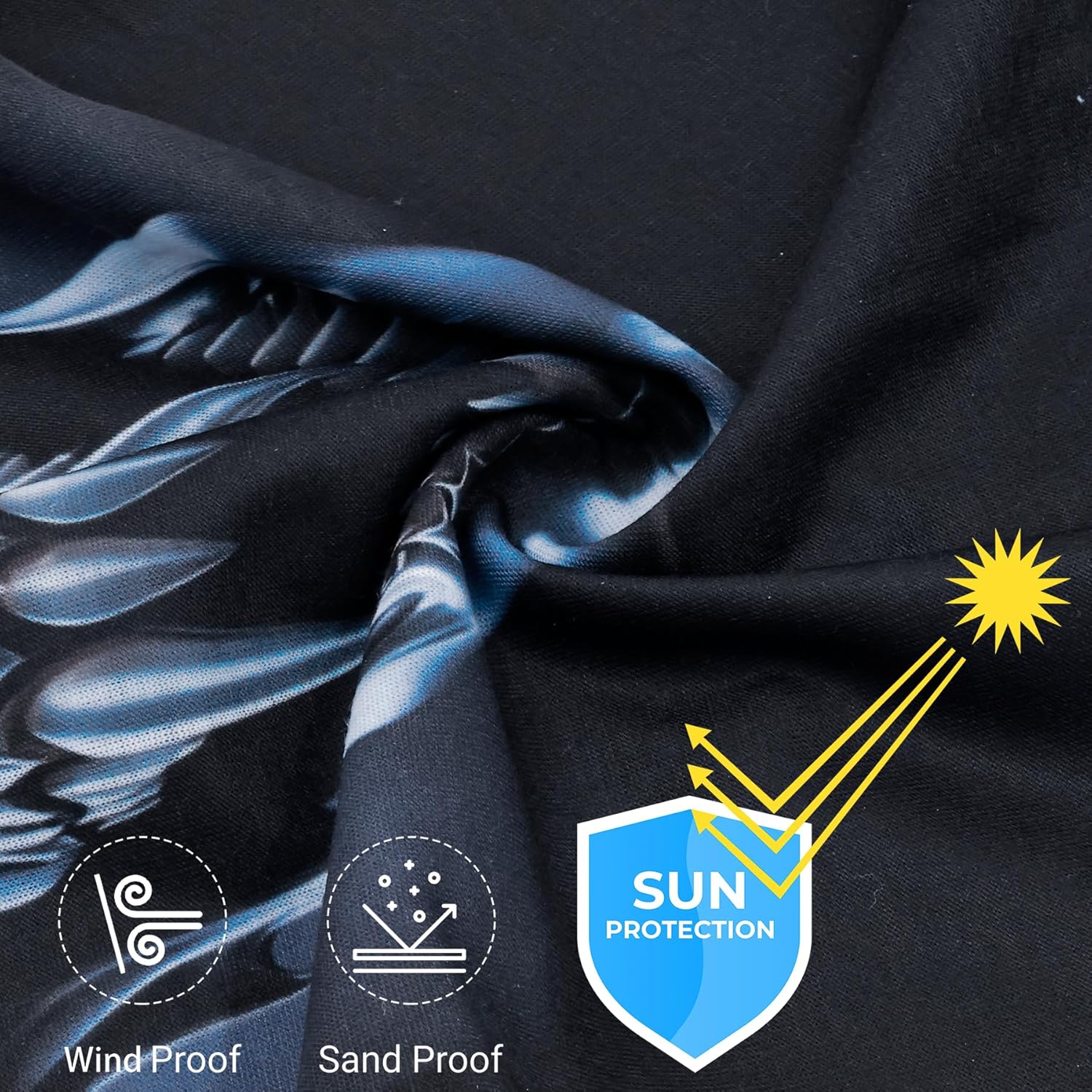 Obacle Neck Gaiter Face Mask Men Women for Sun Protection Motorcycle Fishing - Image 7