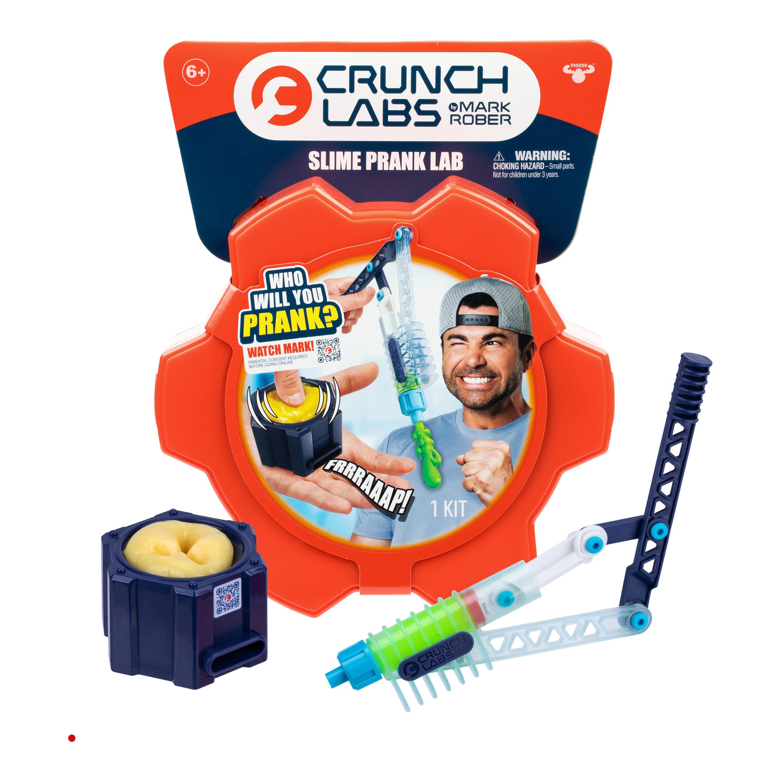 CrunchLabs by Mark Rober, Slime Prank Lab, Build a Snot Pump & Create the Perfect Prank Slime Every Time! Engineered to Deliver Huge, Blow-your-mind "aha" Moments, Where Brainpower Meets Adrenaline!