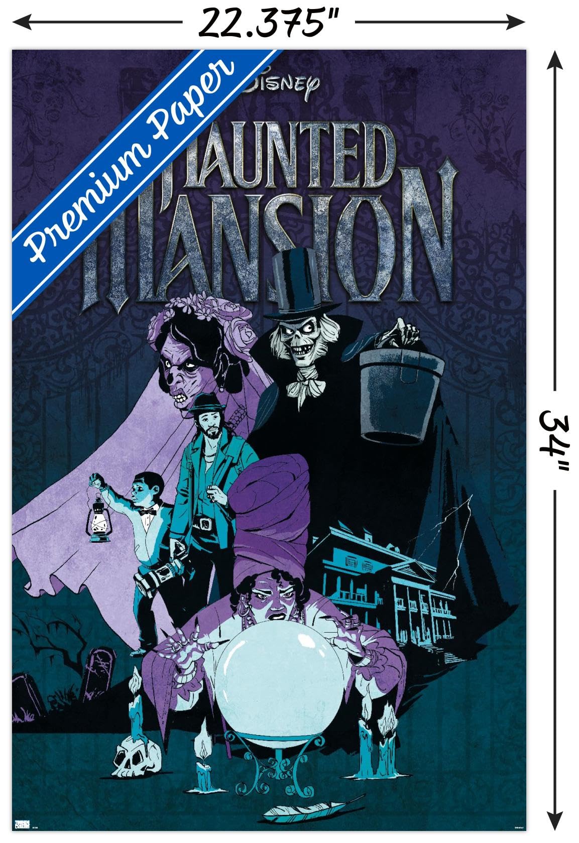 Disney Haunted Mansion パンフレット Amazon.com: Trends International Disney Haunted Mansion - Group