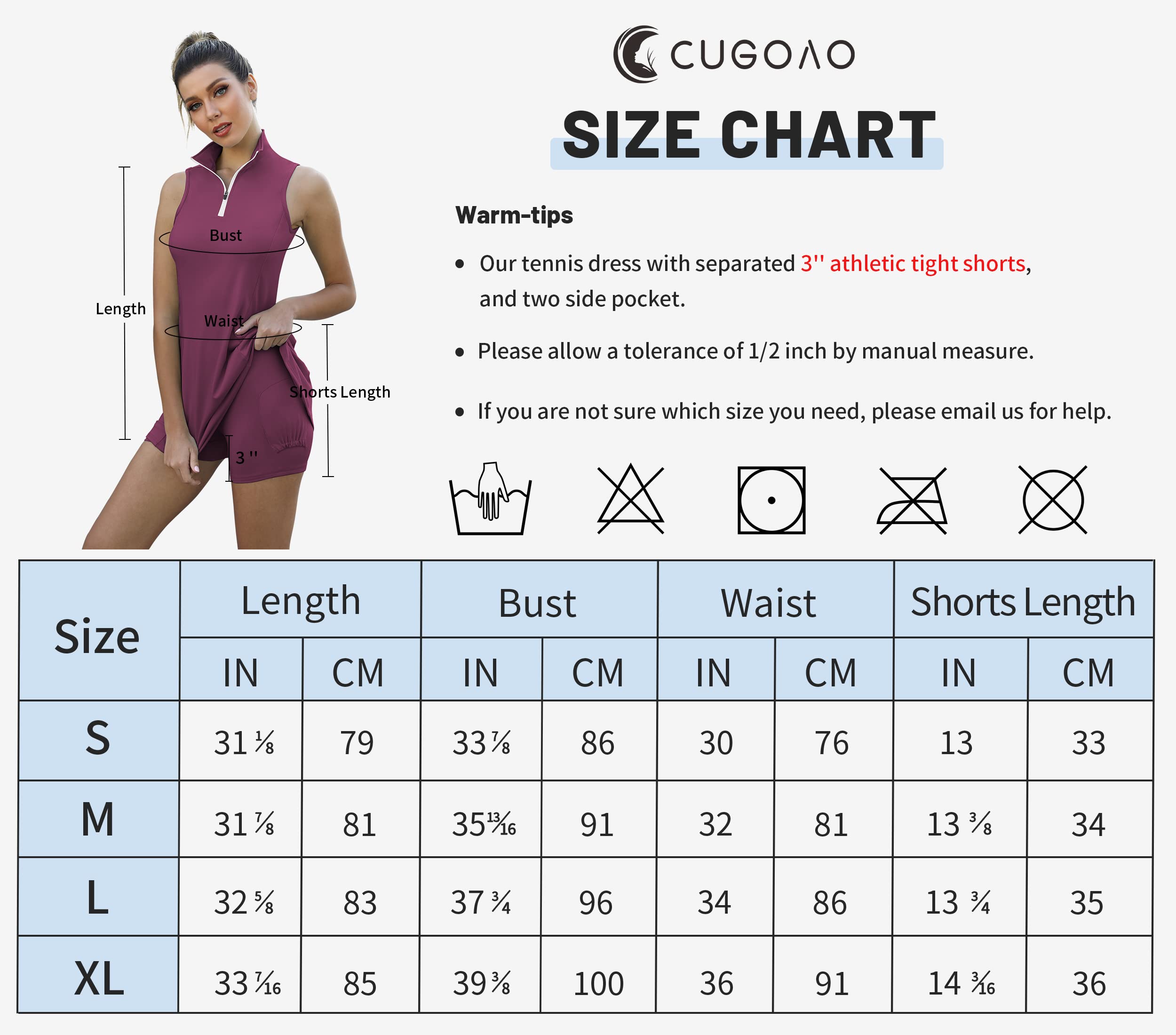 Vestido de Tenis para Mujer, con Pantalones Cortos Integrados y Bolsillos, para Entrenamiento y Golf