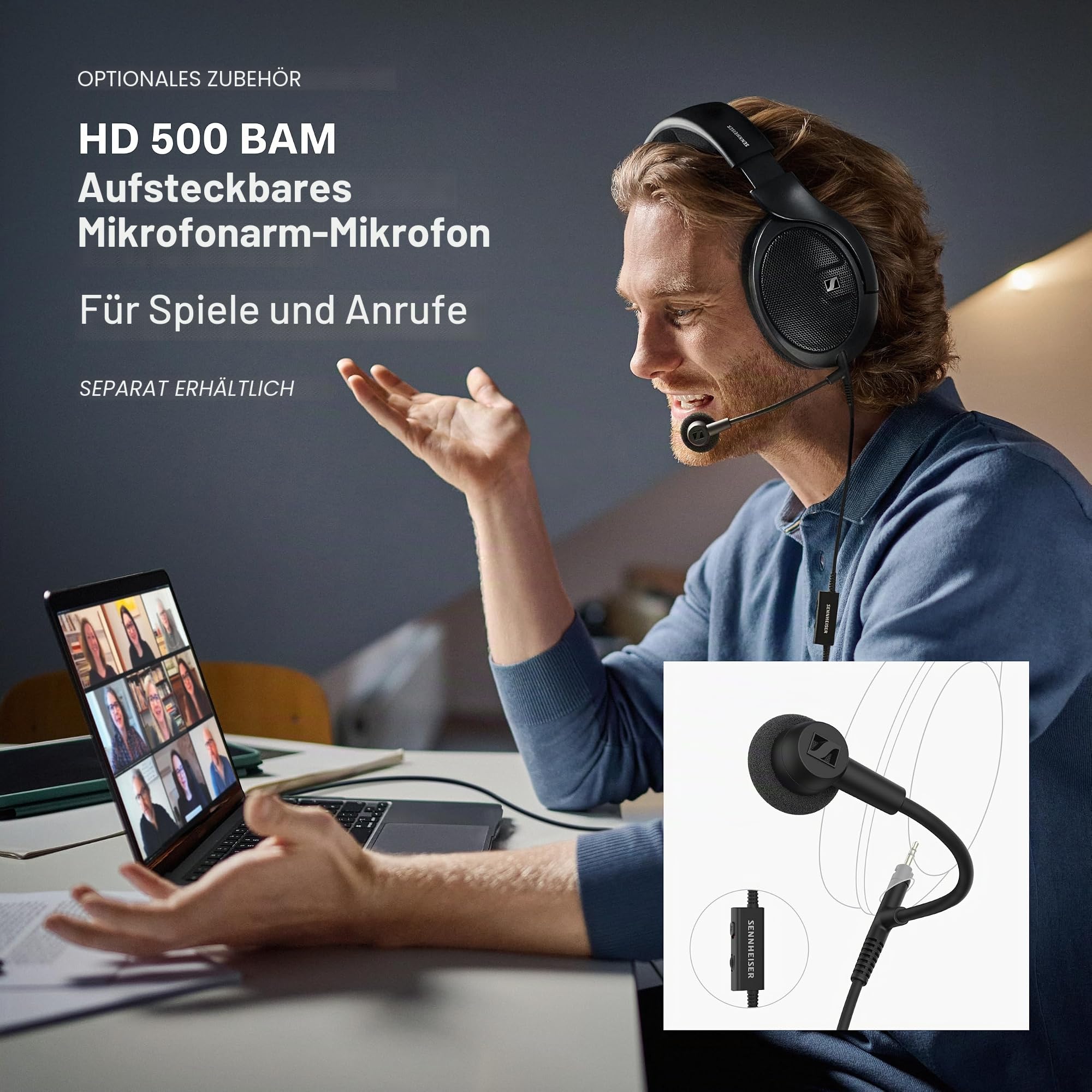 Sennheiser HD 560S, Offener Referenzkopfhörer für Audio-Enthusiasten, Over Ear, Schwarz