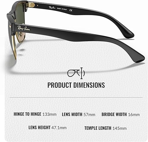 Miniatura 5 de Ray-Ban RB4175 CLUBMASTER OVERSIZED Square Shaped Sunglasses for Men & Women with Official RAYBAN Eyewear Kit