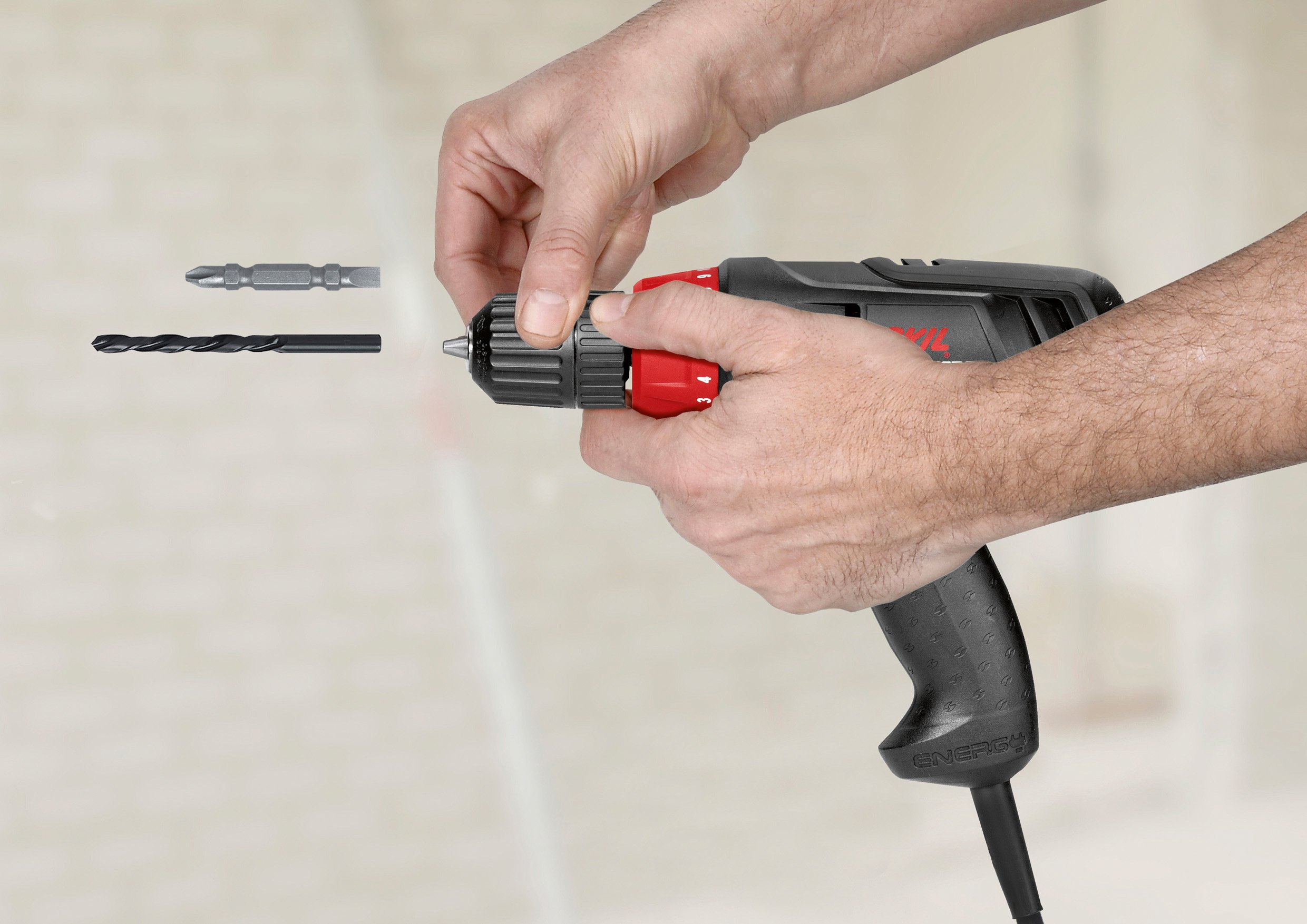 Skil 6220AA Energy Trapano Avvitatore a Filo, Nero/Antracite