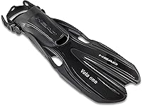 Vista 4 de HEAD Italian Collection Volo One - Aleta de esnórquel ajustable, color negro, grande, (10-13)