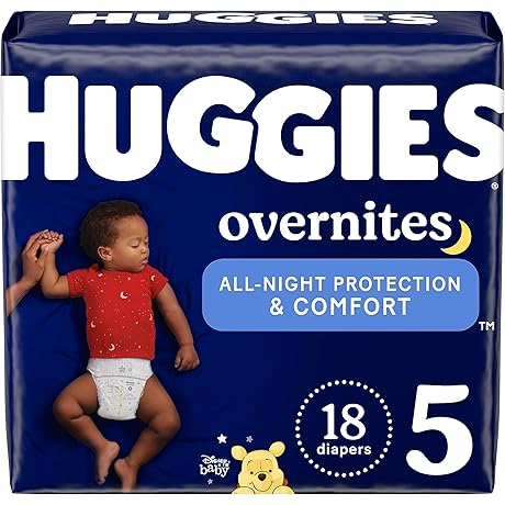 Huggies Overnites Diapers: The Ultimate Nighttime Protection for Your Little Dreamer [Size 5]