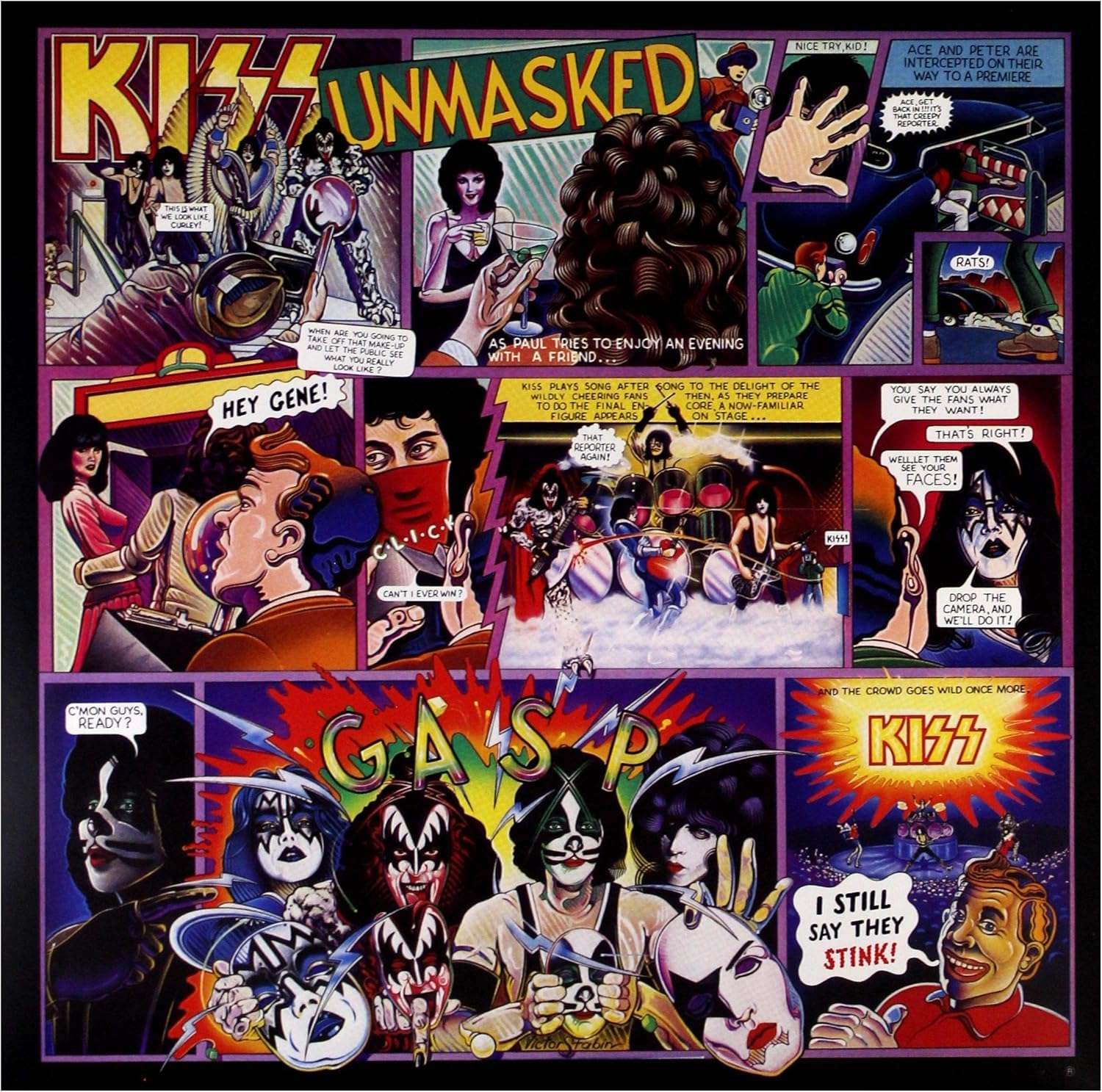 KISS Unmasked Vinyl Album 2014 Remastered, US Import, Still Sealed