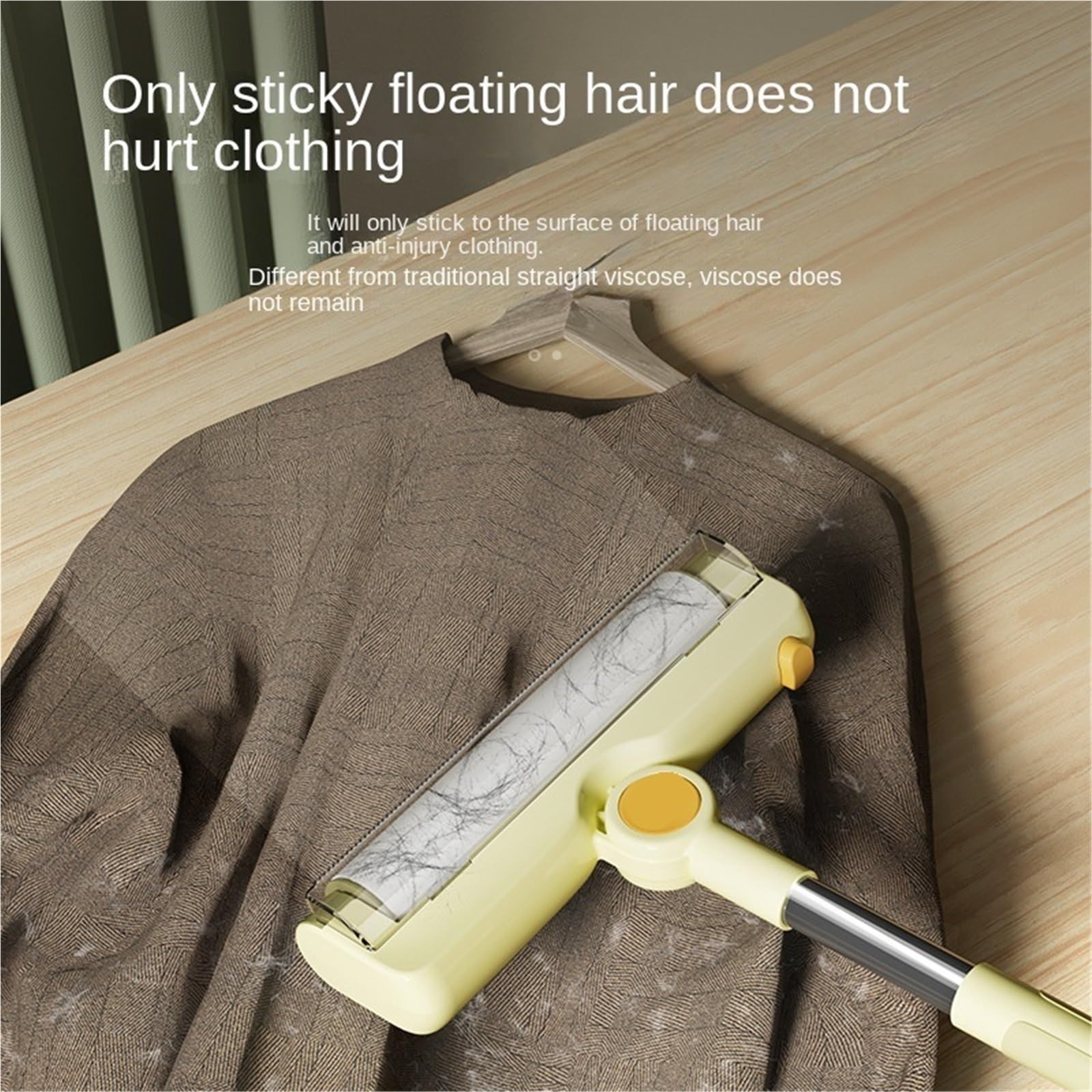 8/10pcs Allargare Lanugine Attaccare Rullo del Cane Gatto di Rimozione dei Capelli Abbigliamento Adesivo Pelabile Ricarica Nucleo Ricambio(Beige-8rolls)