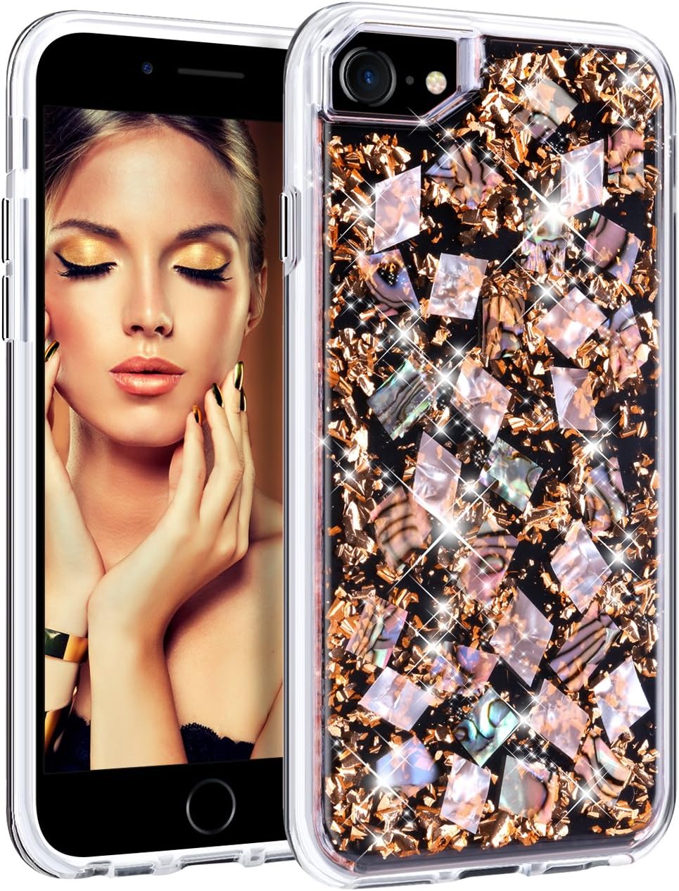 HoneyAKE Case for iPhone SE 2020 Case iPhone 8/7 Case for Girls Women Cute Handmade