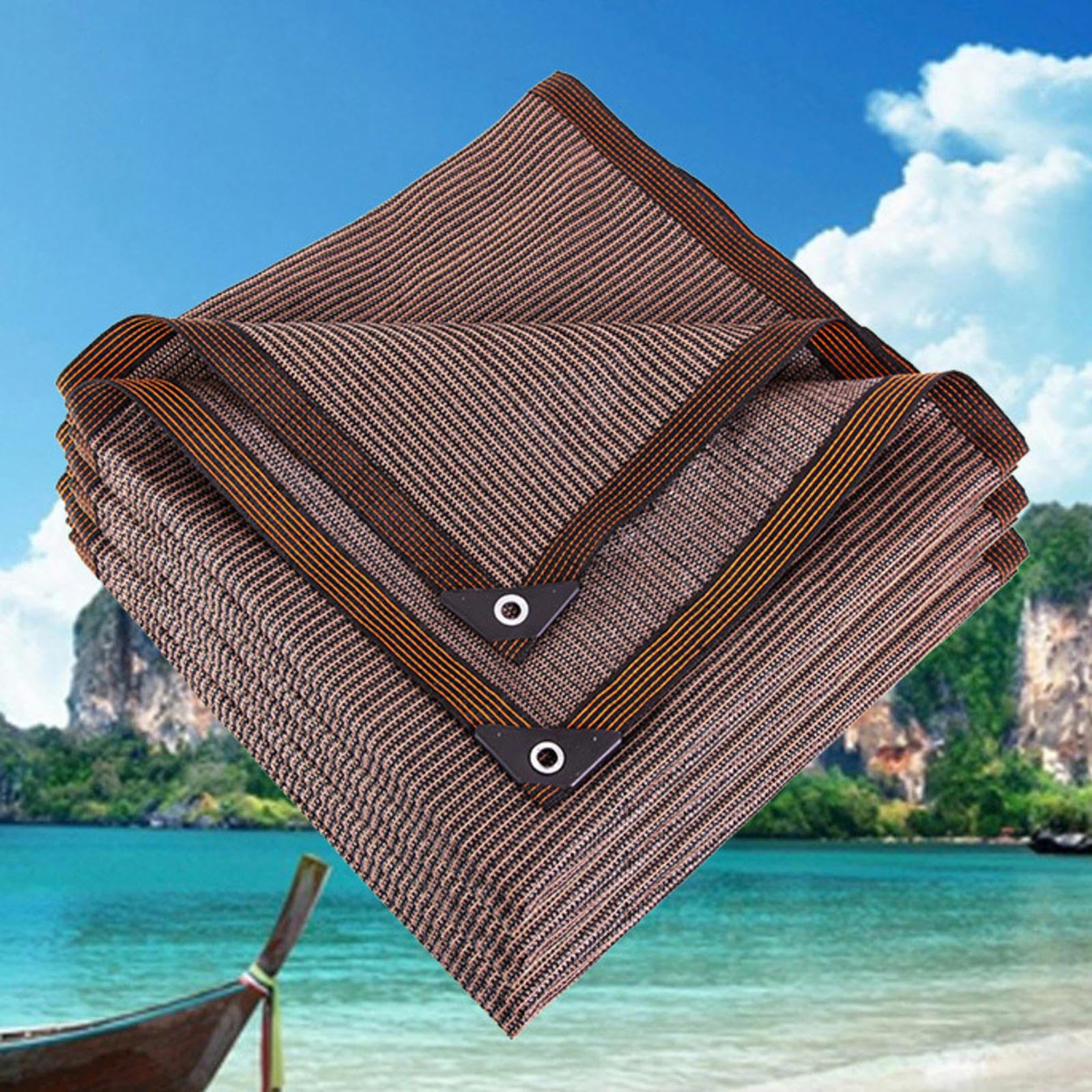 Voile D Ombrage Toile Ombrage Mat Voile D'Ombrage A Planter Filet Anti Grele Caravane pour Serre Jardin Pergola,5x7m