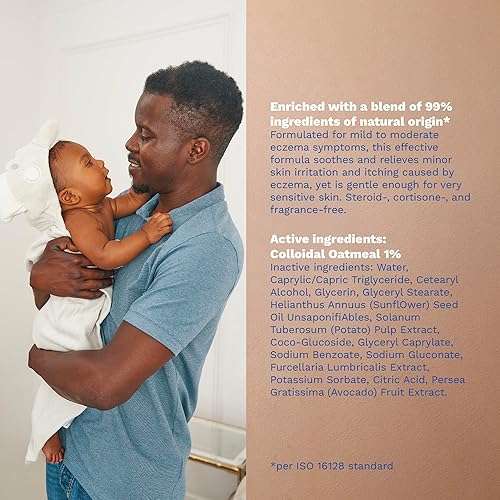 Miniatura 10 de Mustela Crema para aliviar el eccema Stelatopia Intense  Loción corporal hidratante sin fragancia con avena coloidal  Para piel seca, picazón e