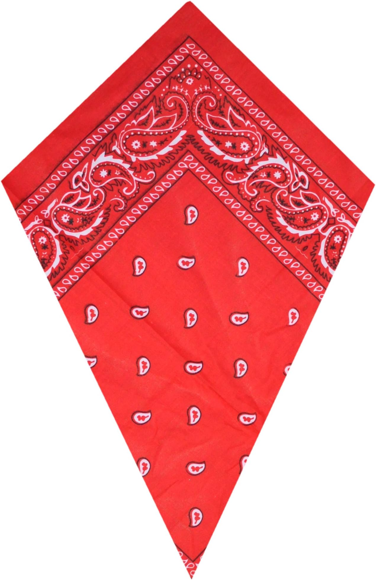 Bandanas Red Paisley Head Scarf