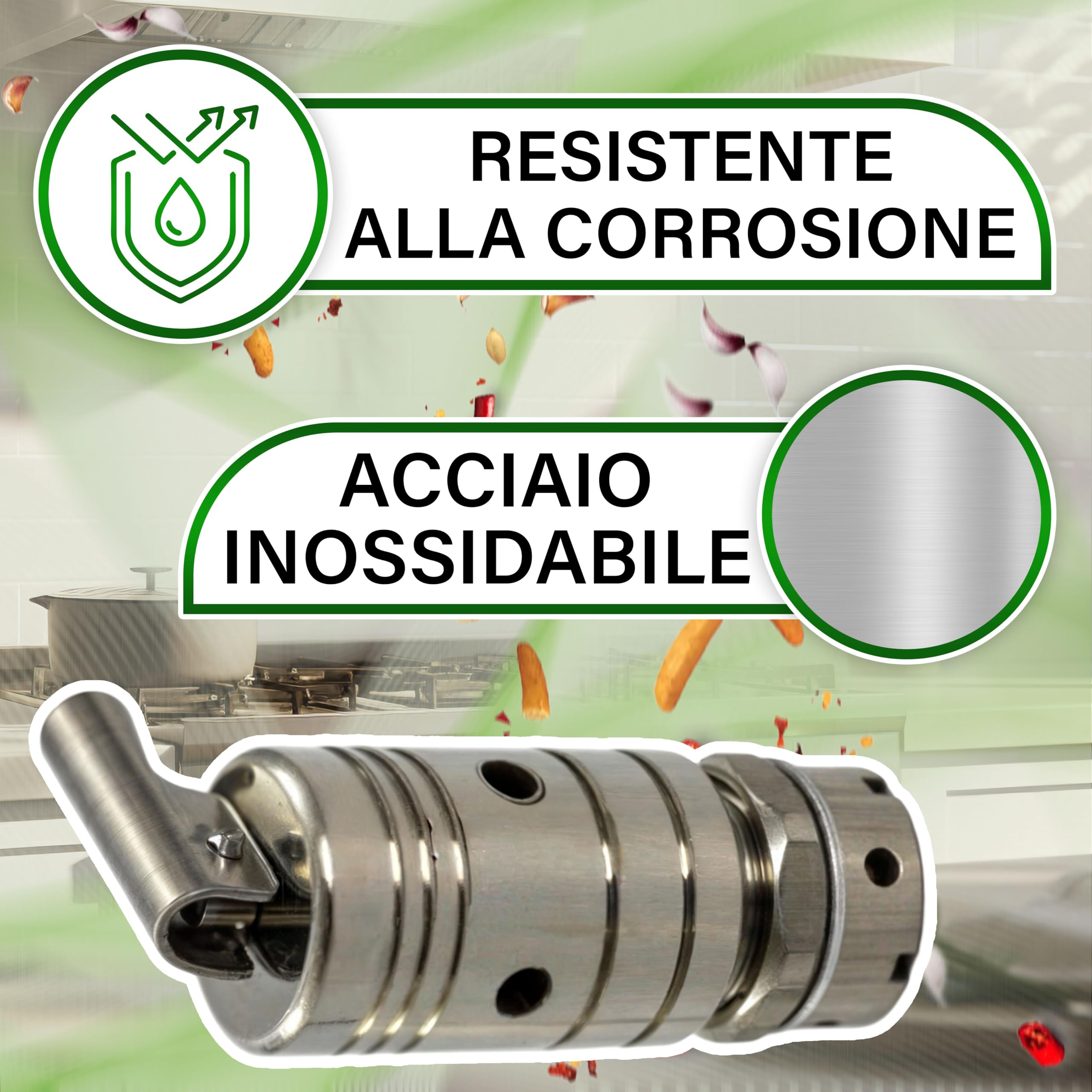 ONIX TECH Valvola Pentola a Pressione Ø 14 mm con Codice Originale 090.002.0800.00 090002080000 per Lagostina in Acciaio Inox - Garanzia di 5 Anni