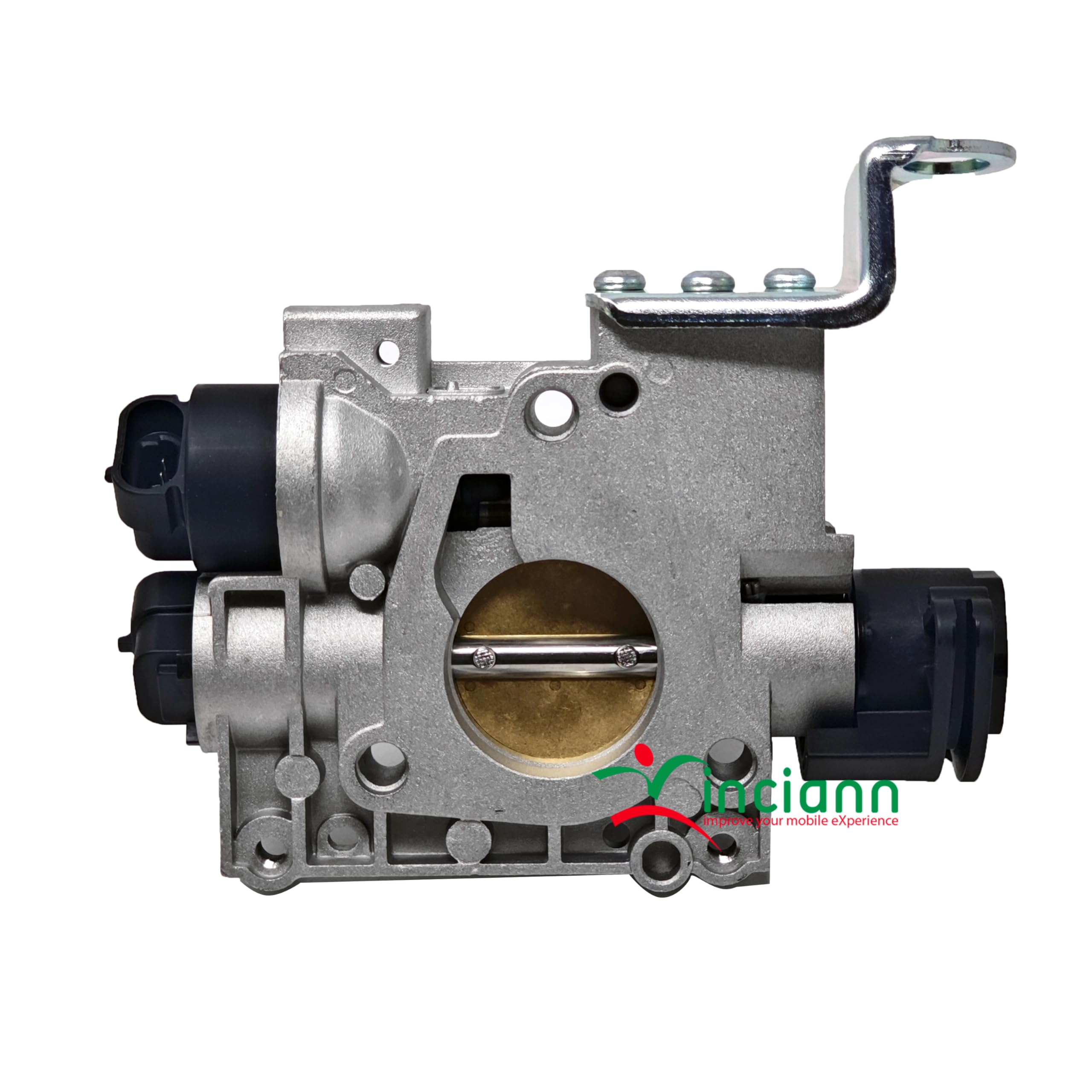 Valvola farfalla corpo farfallato compatibile con codici 46781326 77363298 adatto a Punto II 188 1.2 Bipower 60cv compatibile con Panda II 169 1.2 69cv adatto a Ypsilon II 843 1.2 69cv ecc.