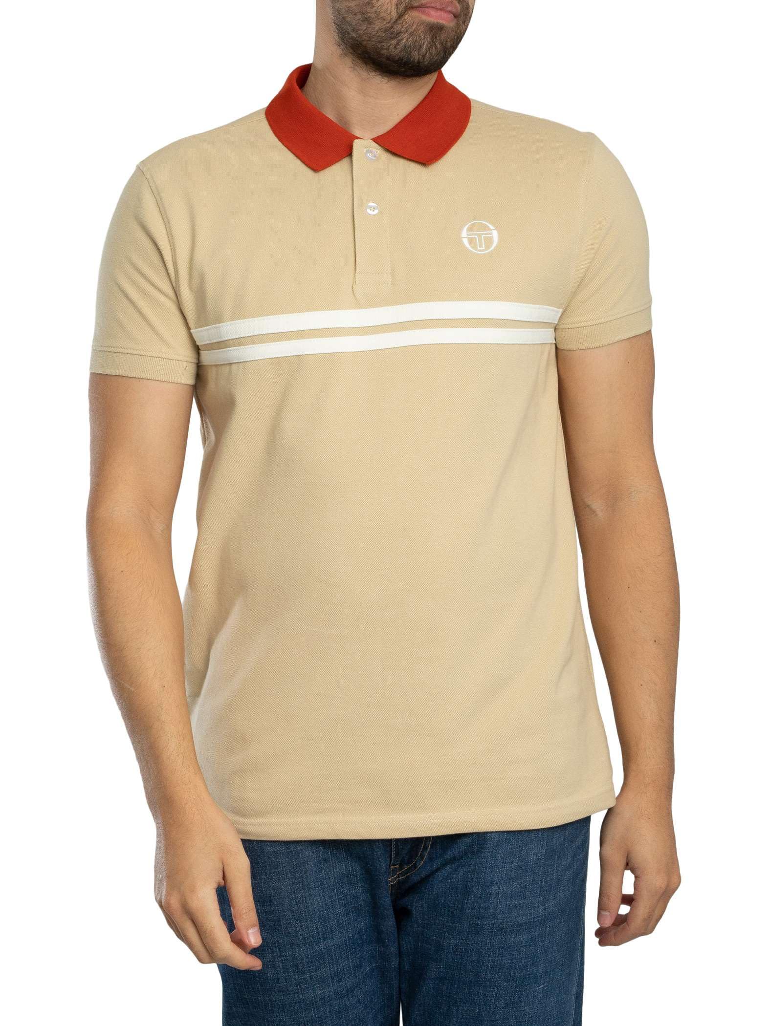 Sergio Tacchini Desert Supermac Polo Shirt - M