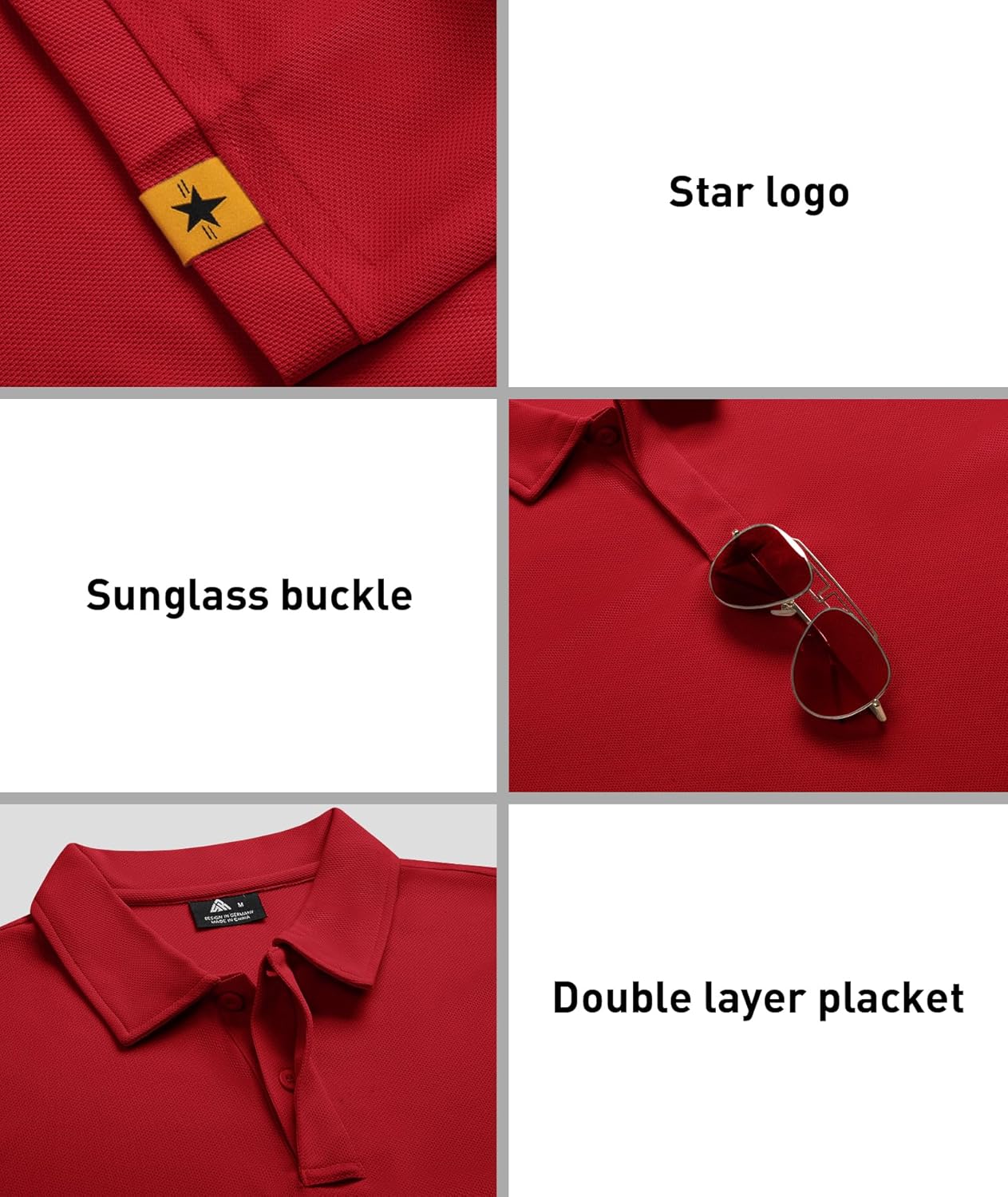 ZITY 3 Pack Mens Polo Shirt Short Sleeve Sports Performance Business Casual Golf Shirts for Men Collared Tactical T-Shirts - Image 2