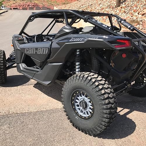 Miniatura 9 de HAKA TOUGH Cubierta de plástico con moldura de jaula trasera para Can Am Maverick X3  X3 Max 2017-2022, accesorios de placa de protección de pilar