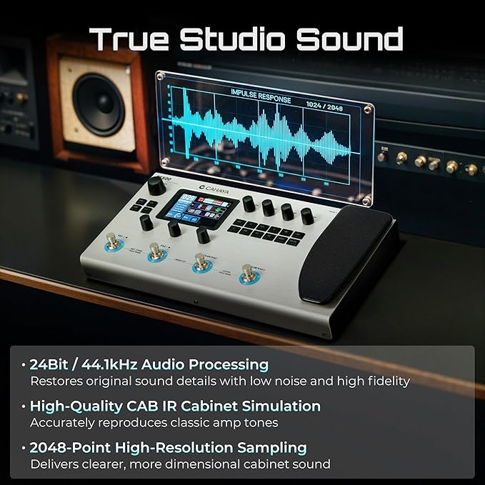 Pedalera de Efectos CAHAYA TK500 Multiefectos 320 Efectos 12 miniatura 3