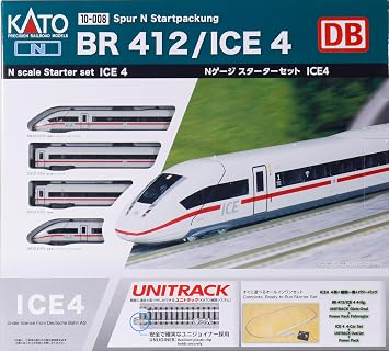 KATO 10-008 N-Gauge Starter Set ICE4 Railroad Model Introductory Set