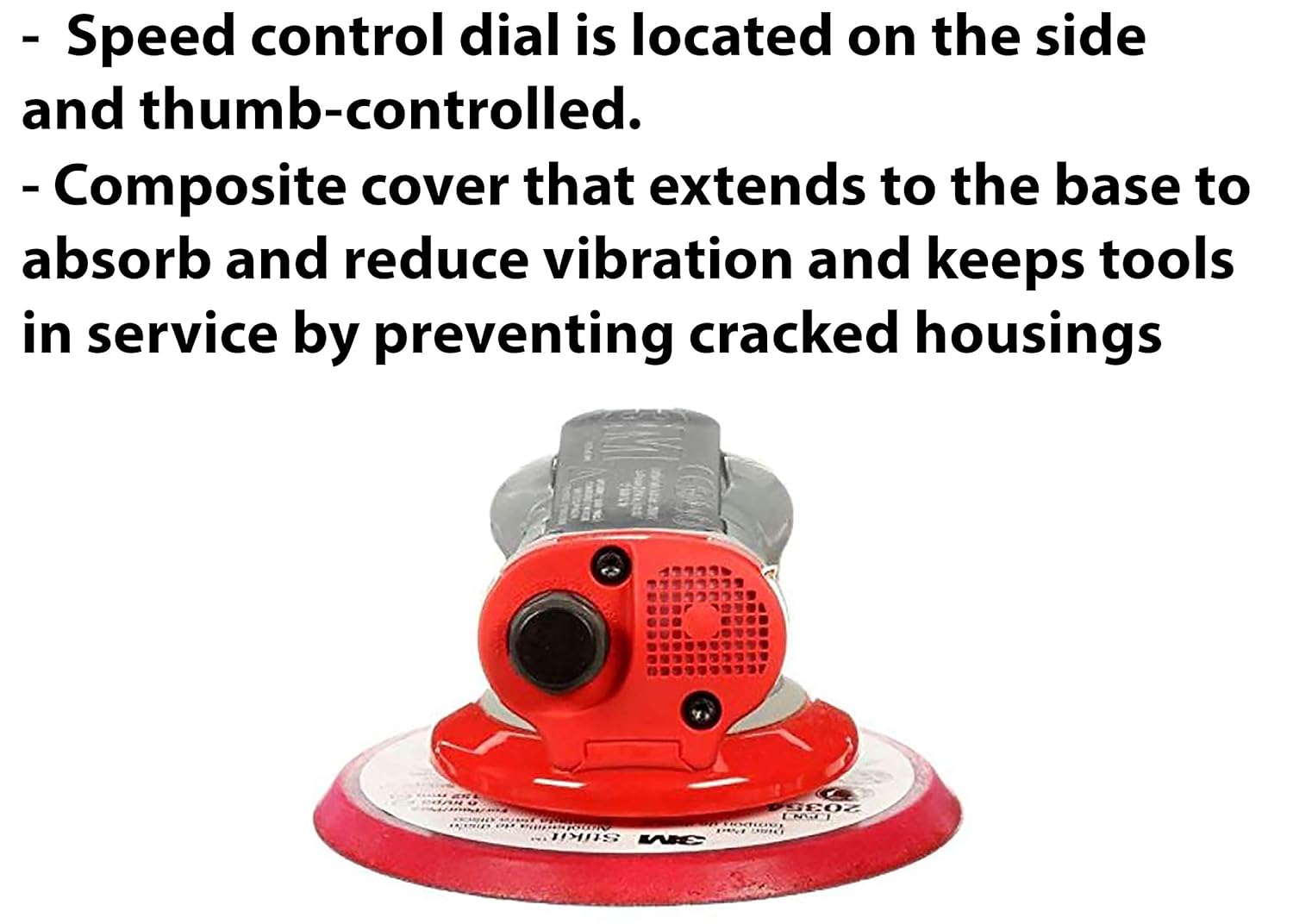🛒 Flash Sale 3M Elite Non-Vacuum Random Orbital Sander, 28501, 6 in, 3/32 in Orbit, 1 per case