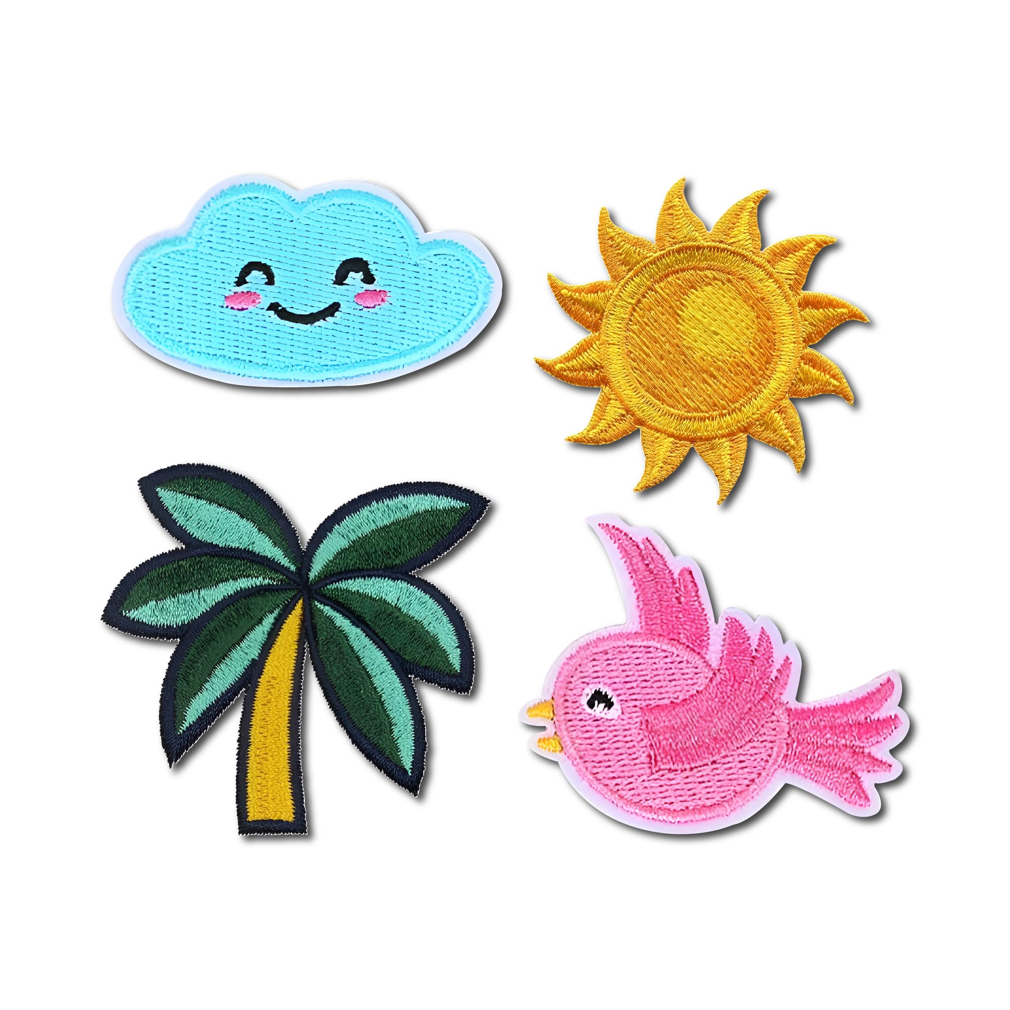 95MILES GARMENTS Embroidered Nature Patches for Jackets Caps Bags in Combo Pack of 4 Sew/Iron Patches-picture-25
