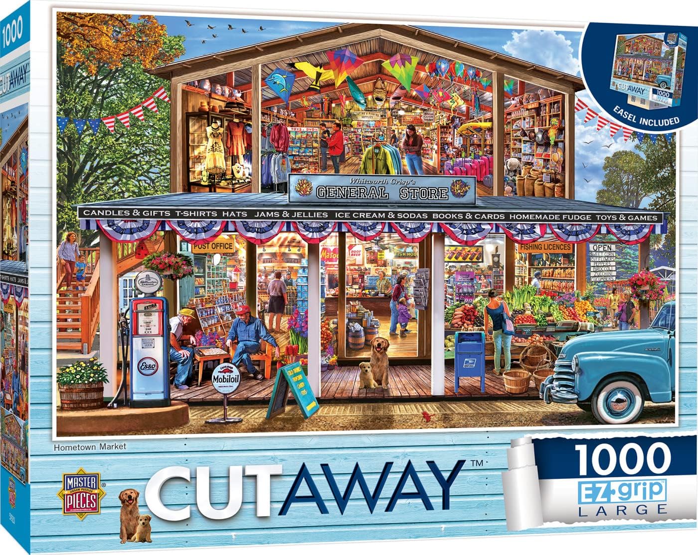 Puzzle Roll-Up 30X36 For Up To 1000 Pieces by Masterpieces with Straps in Box