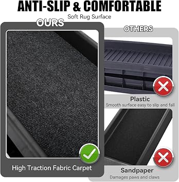 PawStep 61 Portable Folding Pet Ramp, Black, Pack of 1