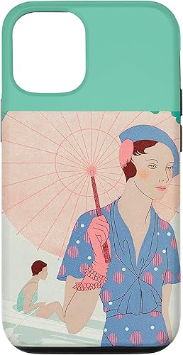 Vista 25 de iPhone XS Max Art Taste Beauty Leaves of Feminine Elegance Umbrella Lady Case