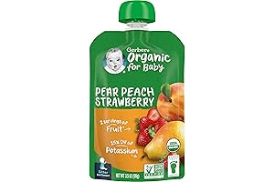 Gerber Peach Baby Food Pouches