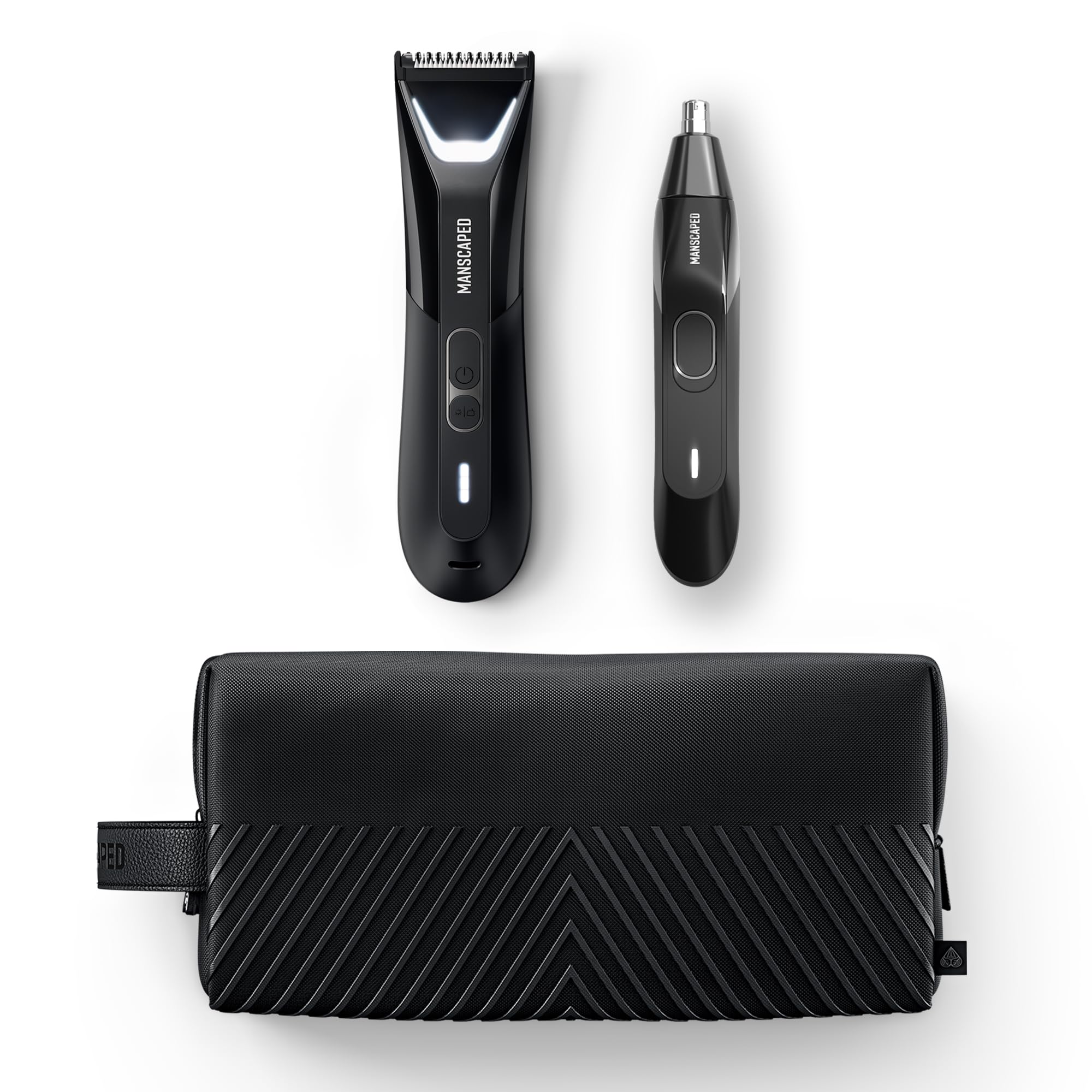 MANSCAPED® Perfect Duo 5.0 Elektryczny trymer do włosów pachwiny i ciała 5.0 ULTRA Weed Whacker® 2.0 do nosa i uszu