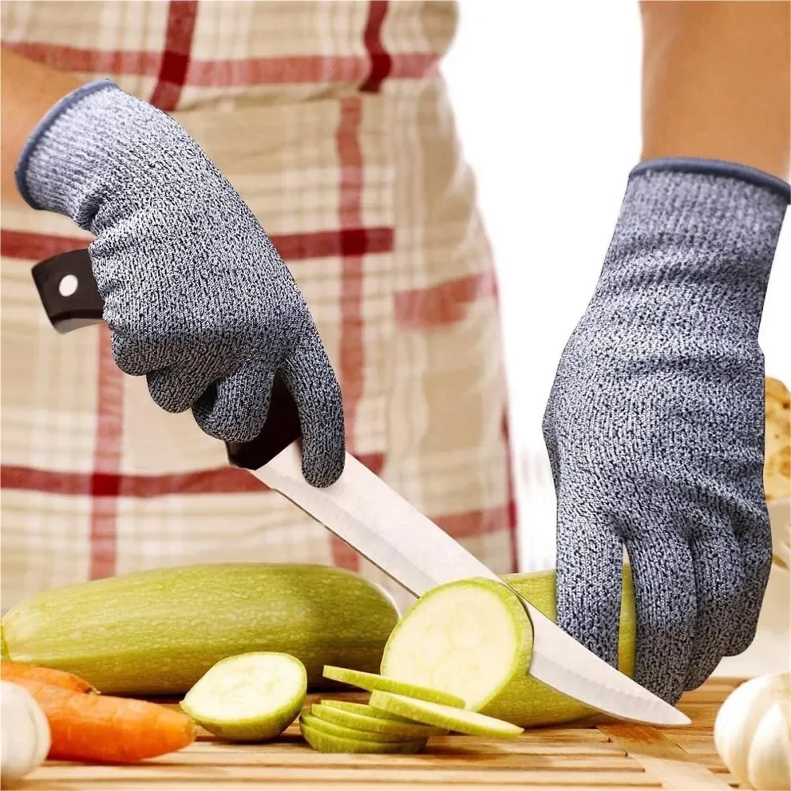 s de sécurité anti-coupures HPPE niveau 5, haute résistance, for l'industrie, le jardinage, les rayures, la découpe du verre et autres usages Excellent Confort(Small)
