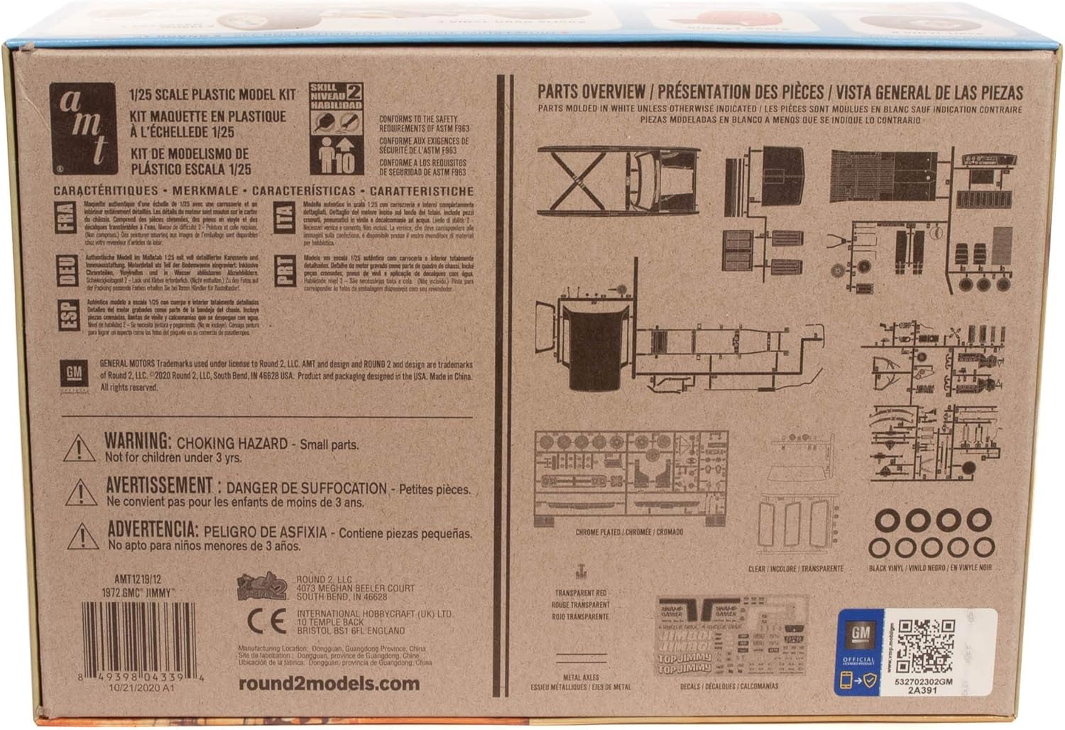 AMT 1972 GMC Jimmy 1:25 Scale Model Kit