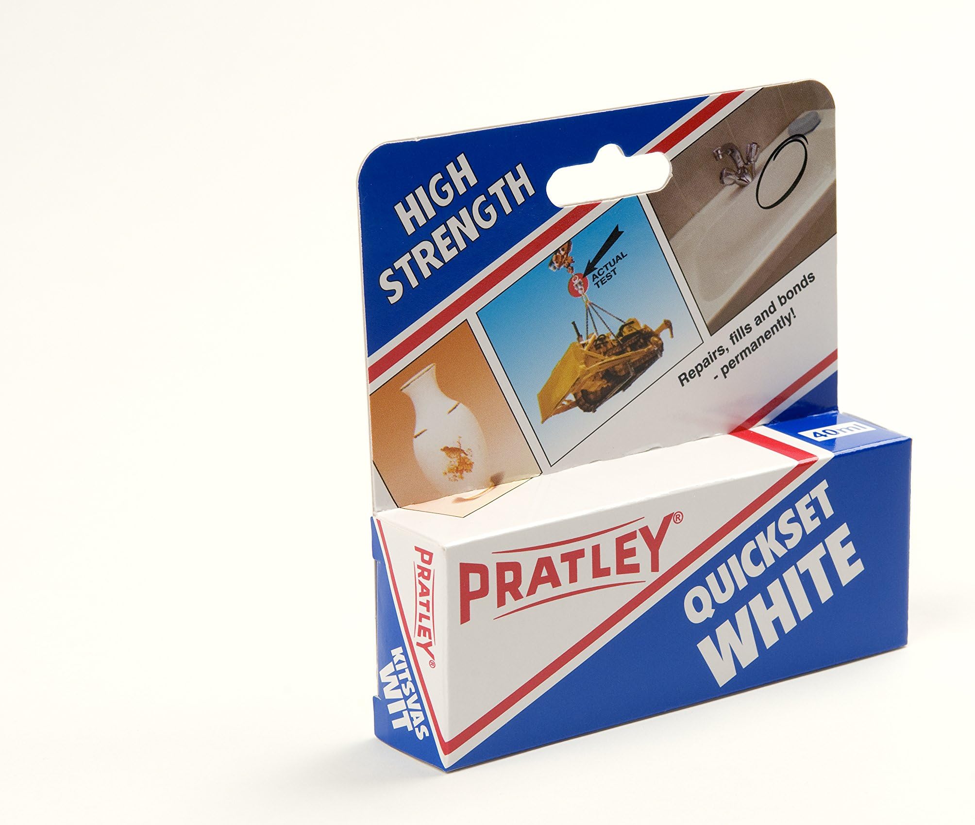 1 x Pratley Quick Set White Epoxy Liquid Glue Adhesive 2 x 20ml Tubes 85139 New