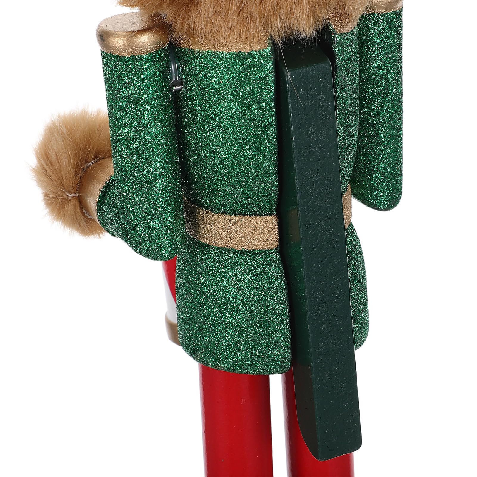 Soldado Cascanueces Tamborilero de Madera, Decoración Navideña Tradicional
