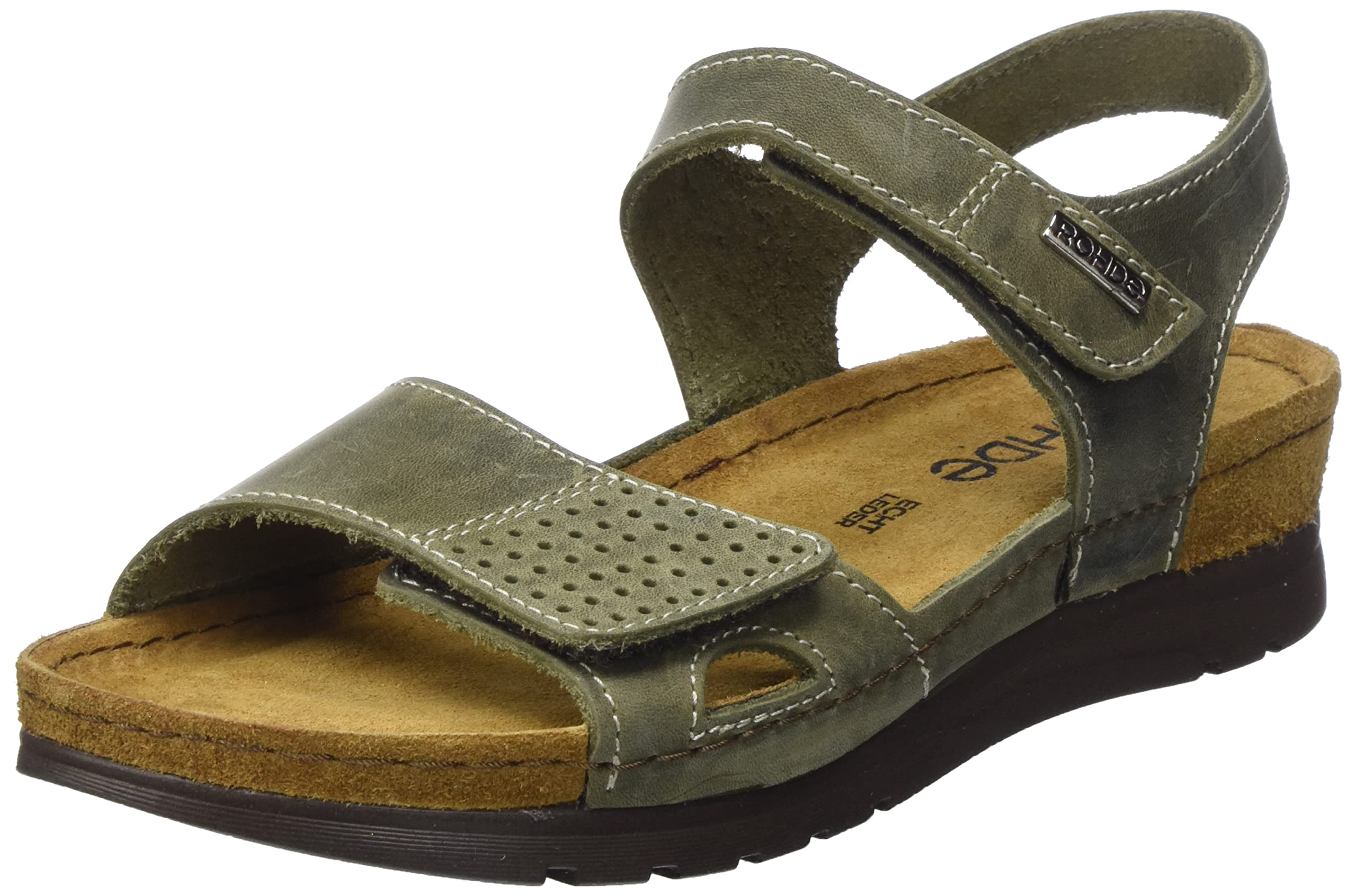 Rohde Women's Cattolica Slippers, 61 Olive, 7 UK