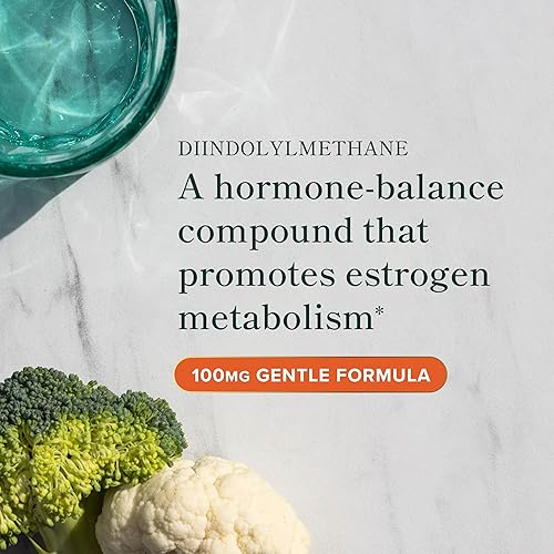 Miniatura 3 de DIM Suplemento 100 mg Balance de estrógeno para mujeres y hombres Diindolilmetano para el equilibrio hormonal, acné hormonal, menopausia y apoyo