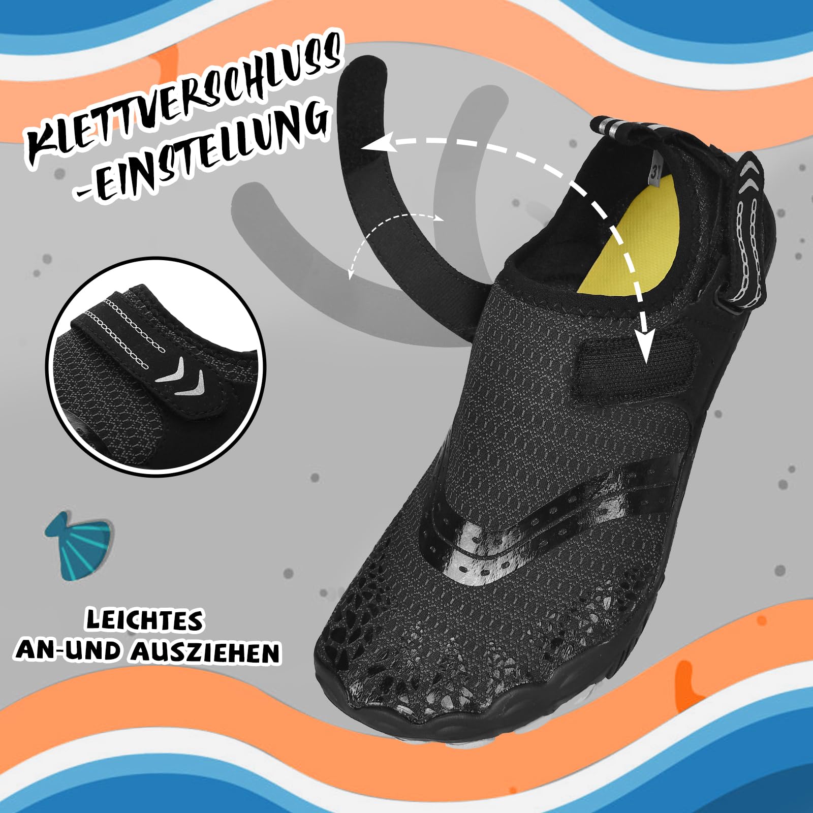 IEEILULU Zapatos Barefoot Niños Ajustables Acuáticas Agua