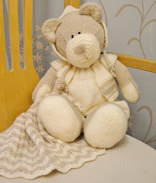 Knitting Pattern All Bear One Soft Toy Pattern - Knitting by Post. The Ultimate Toy Knitters Gift. Teddy A5 Booklet UK. - UK Knitting Pattern