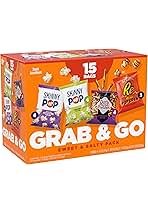 Sweet & Salty Variety Pack, SkinnyPop Original and Kettle Corn, Dot's Cinnamon Sugar Pretzels, Reese's Popcorn, On-the-Go Snacks, Individually Sized Bags, (15 Count)
