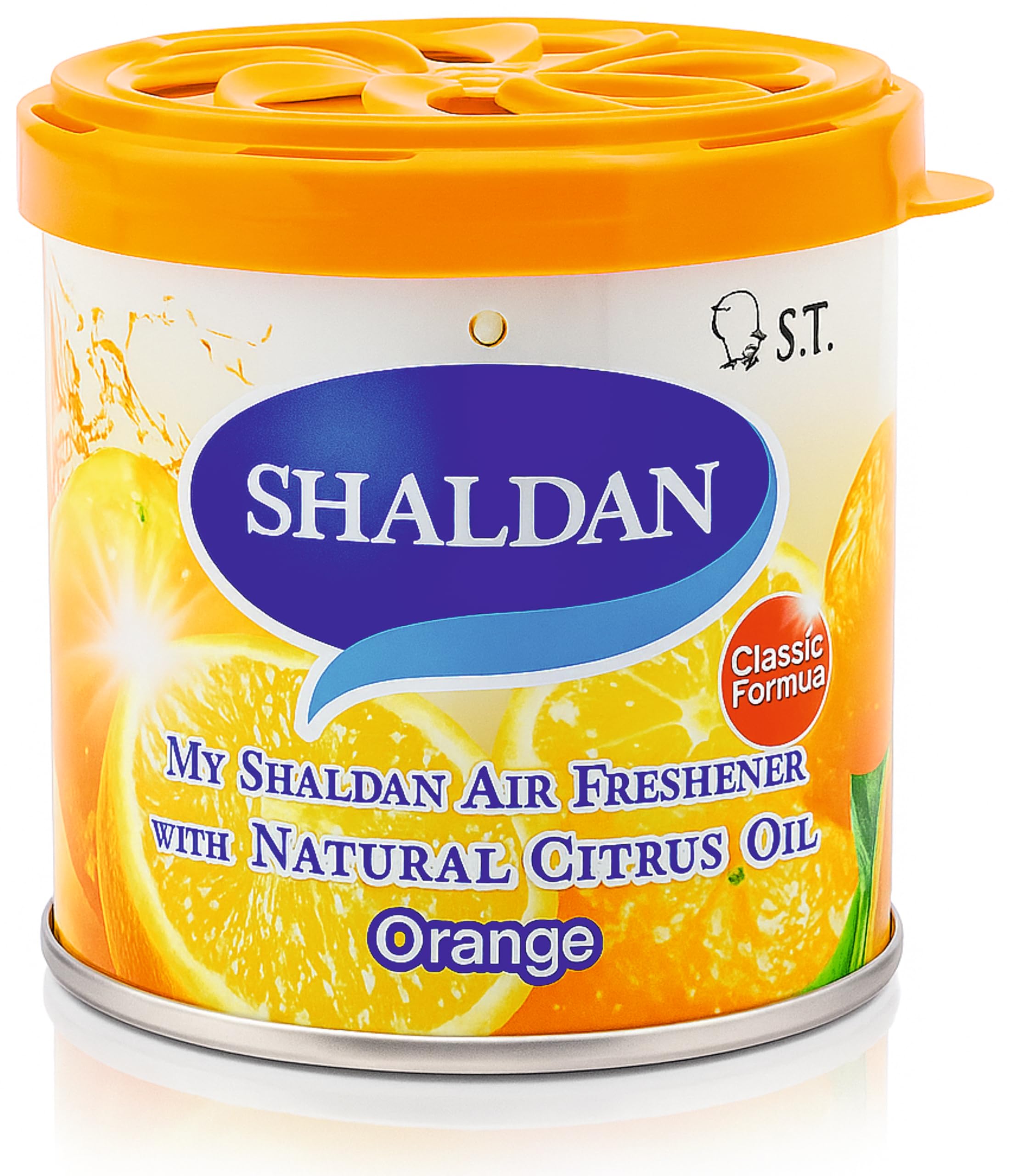 My Shaldan Japan Gel Car Perfume Air Freshener (Orange, 80 g)