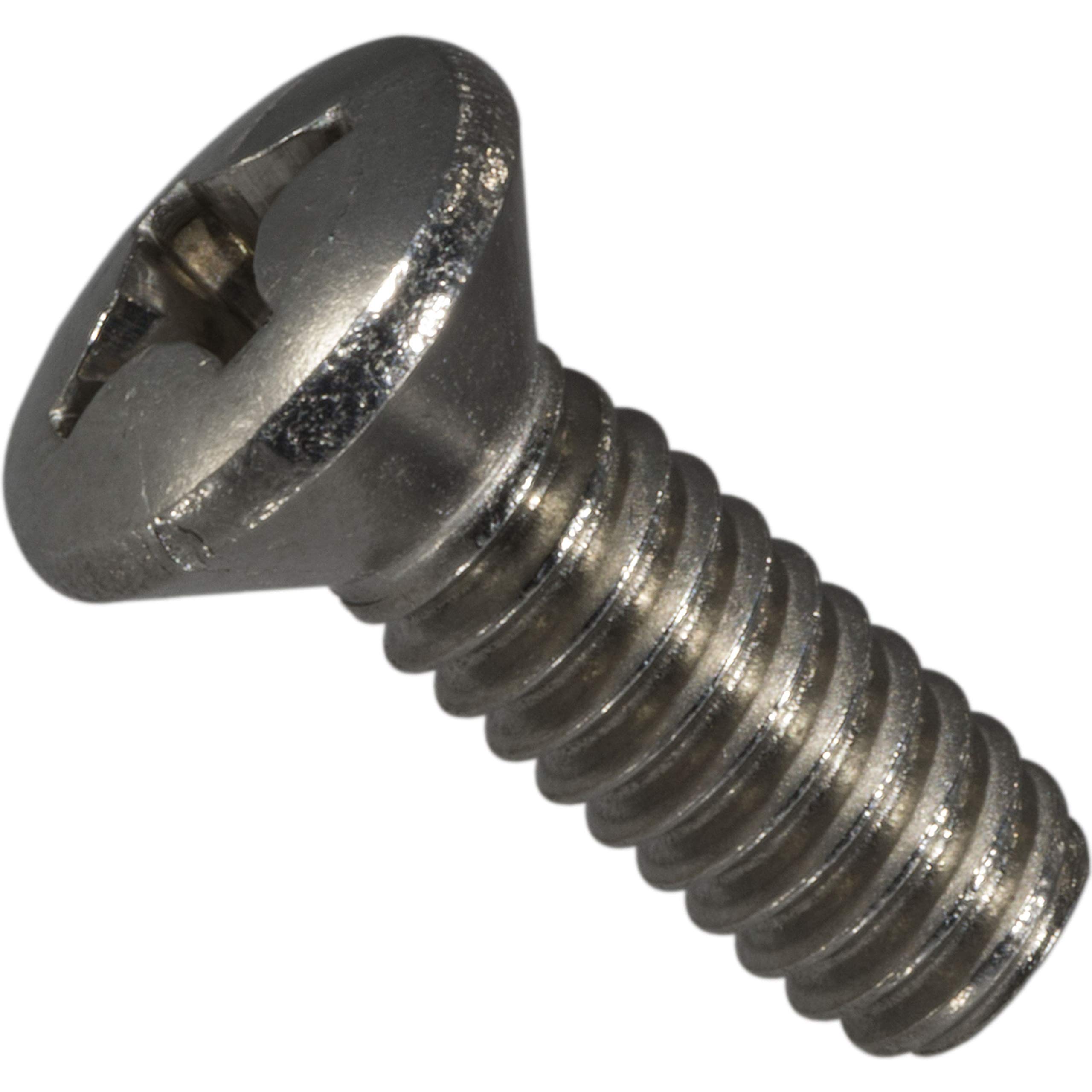 Vis 1/4-20 x 3/4 Phillips ovale machine 014973197223 pour fixations et projets d'atelier