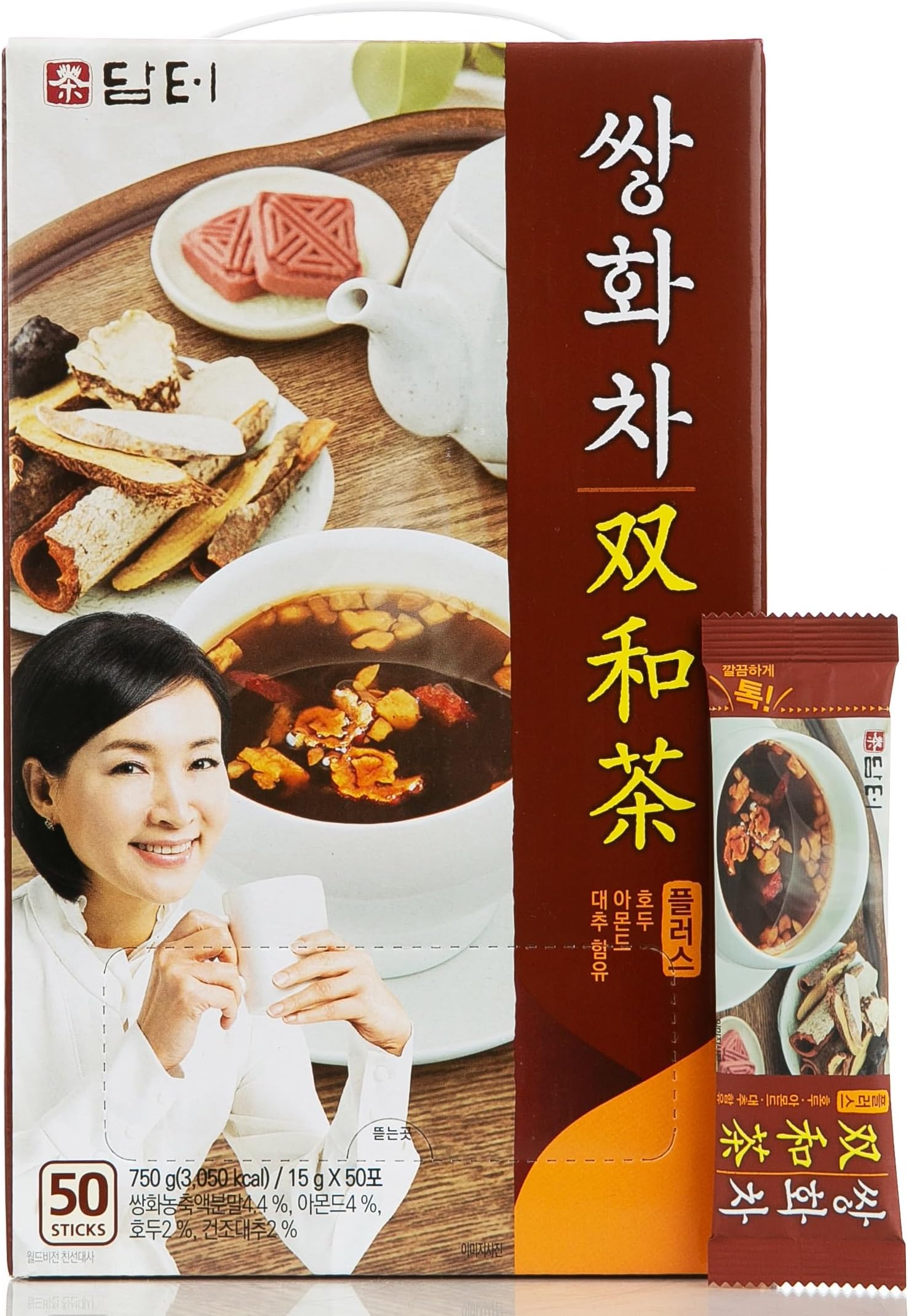 DAMTUH Ssanghwa Tea Herbal Tea Plus 15g x 50 sticks