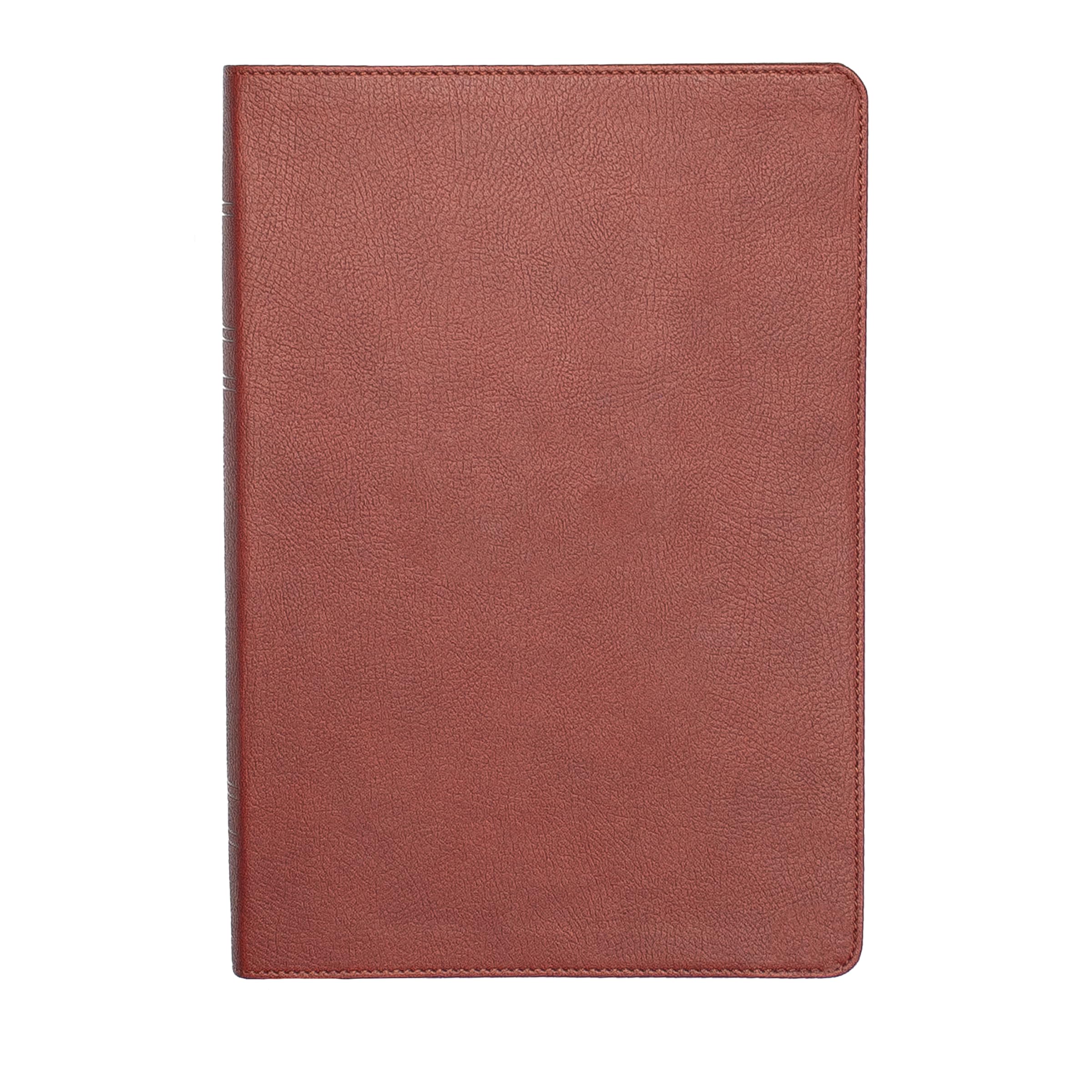 LSB Holy Bible, Journaling Edition, Reddish Brown Imitation Leather: Legacy Standard Bible in a Wide-Margin, Single-Column, Line-Matched, Verse-by-Verse Format with 40 GSM Paper & 2 Ribbon Markers