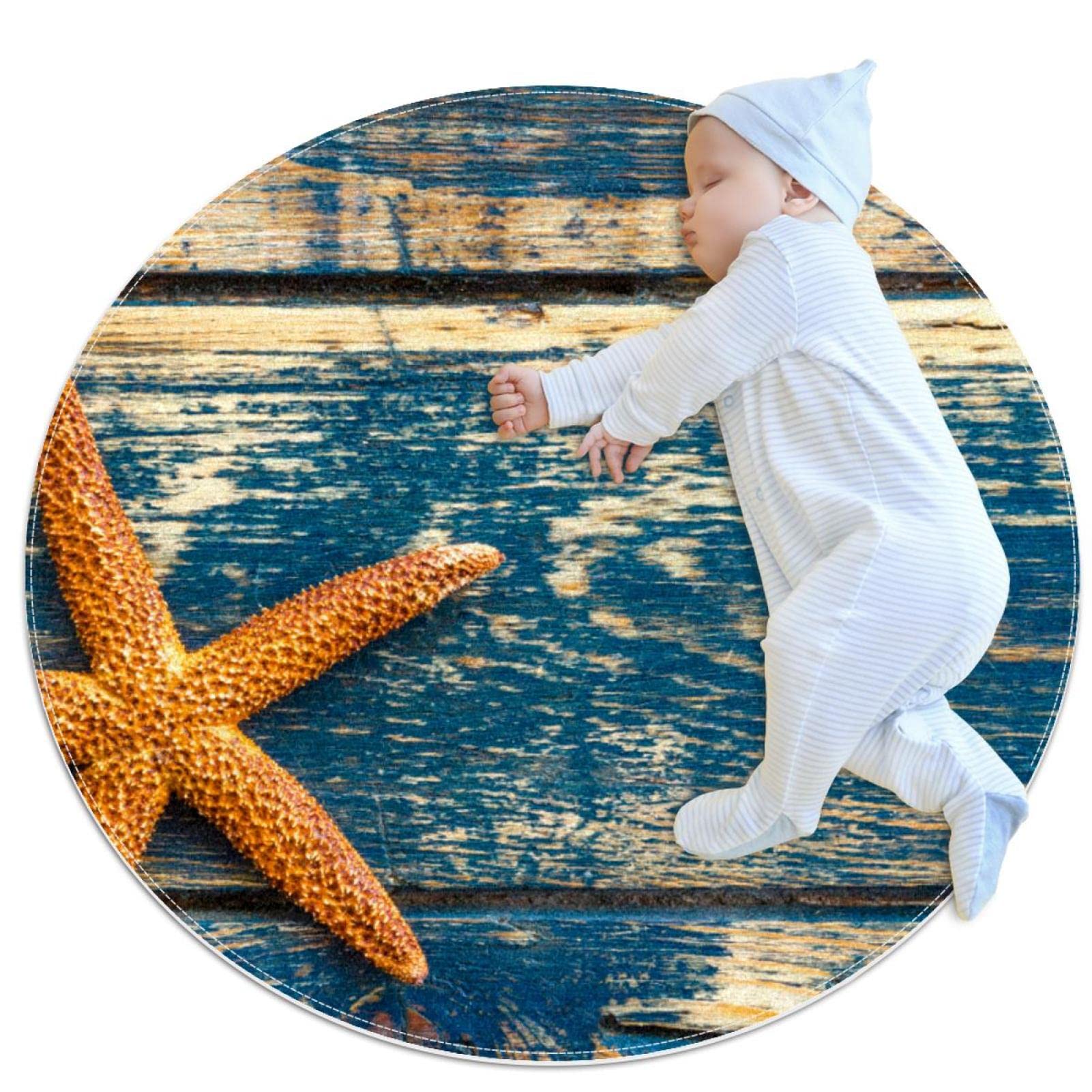 Tapis étoile de mer antidérapant pour protéger le sol de la buanderie
