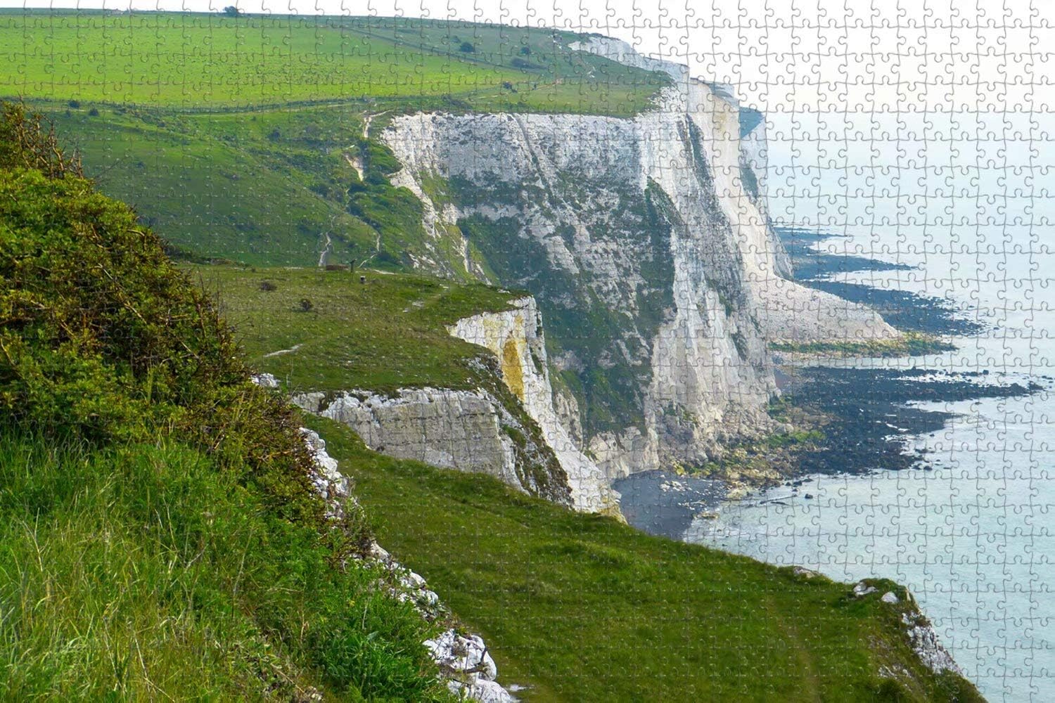 Jigsaw Puzzle for Adults UK England The White Cliffs of Dover Puzzle 1000 Piece Travel Souvenir