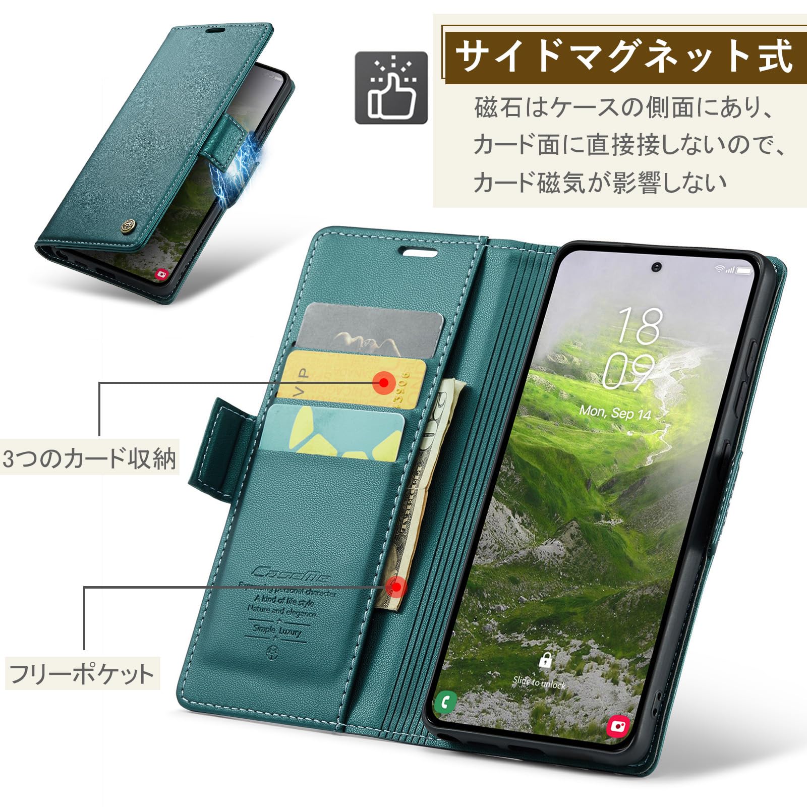 Amazon.co.jp: Galaxy S26 Ultra 用 ケース 手帳型 財布型 カード 