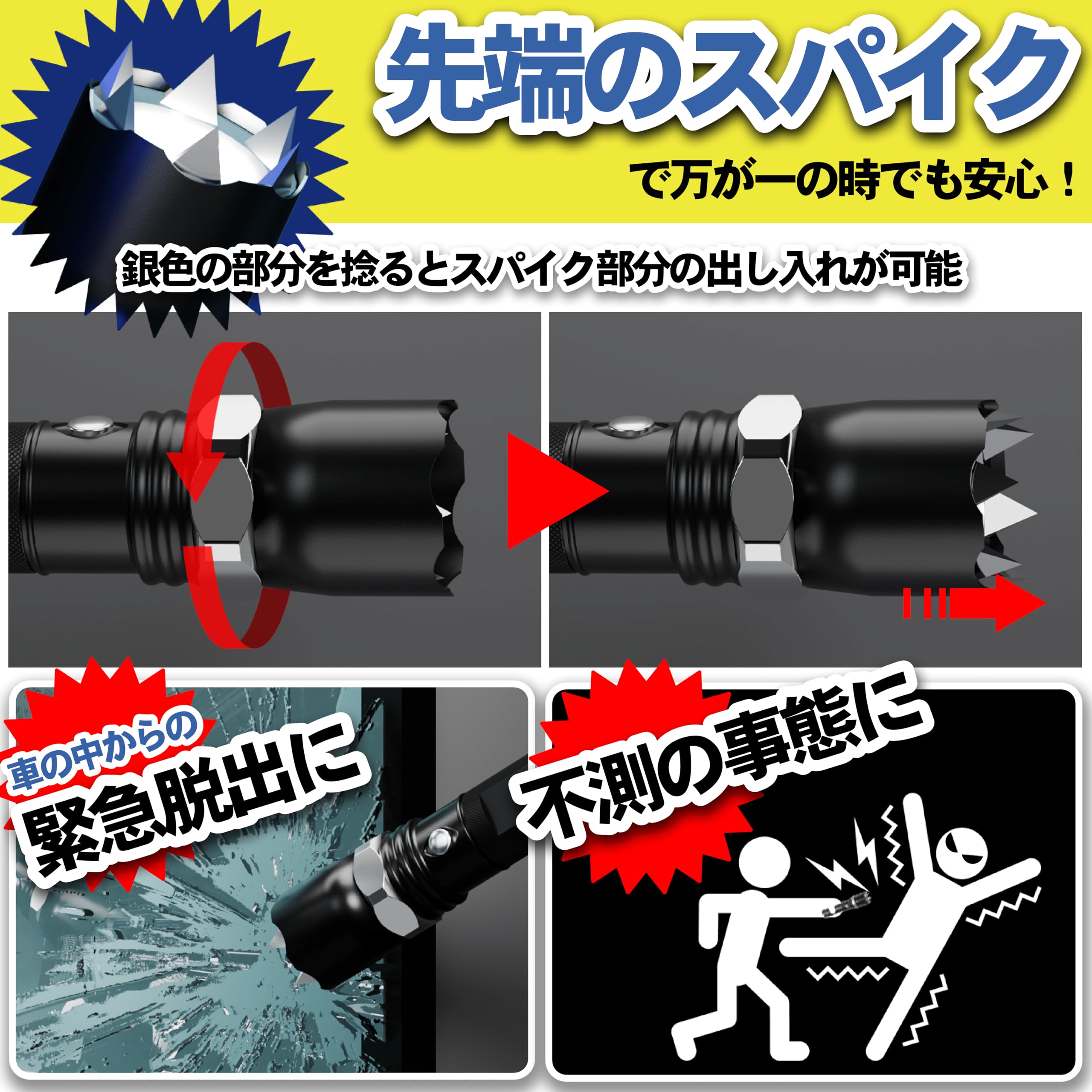 Amazon.co.jp: Danex 防災用懐中電灯 LED 防災用ライト 防災用品