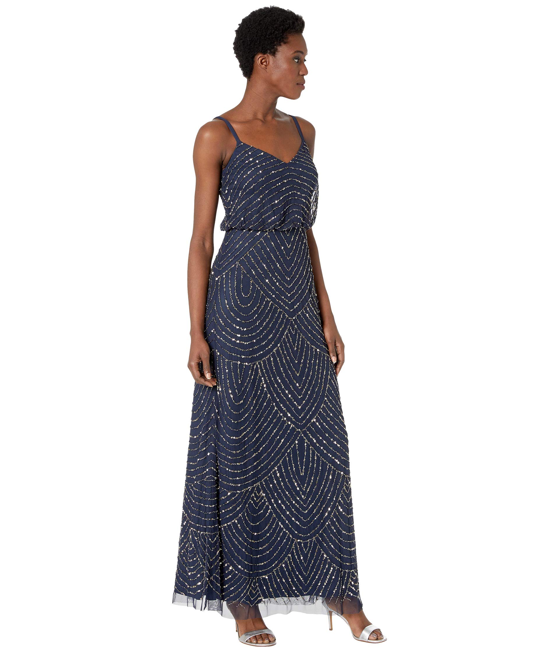 Adrianna Papell Blouson Vestito Donna