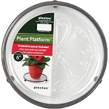 Plastec TPP6FPDQ Plant Platform, 6-Inch, Flint